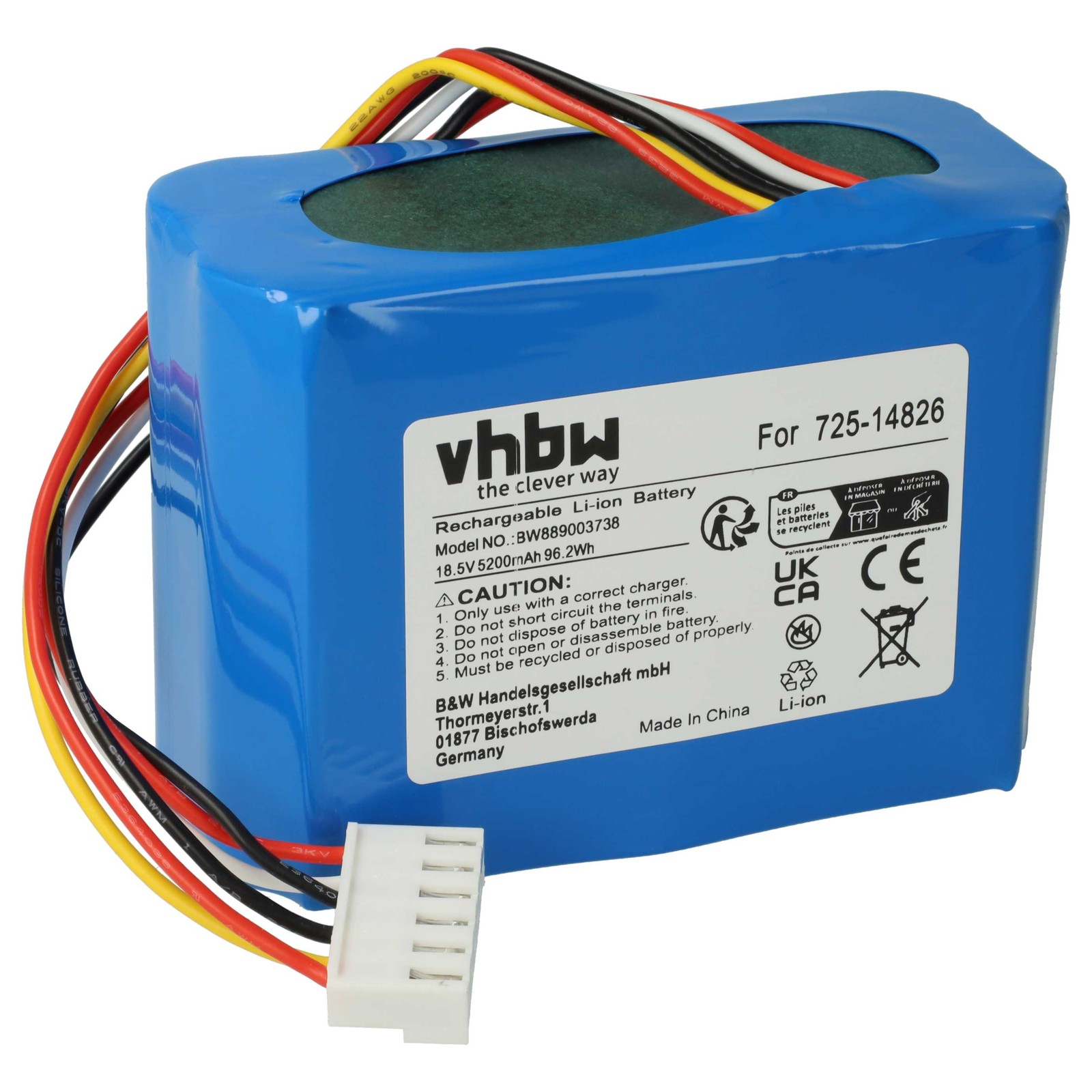 Battery for Robomow 753-11204 5200mAh 18.5V