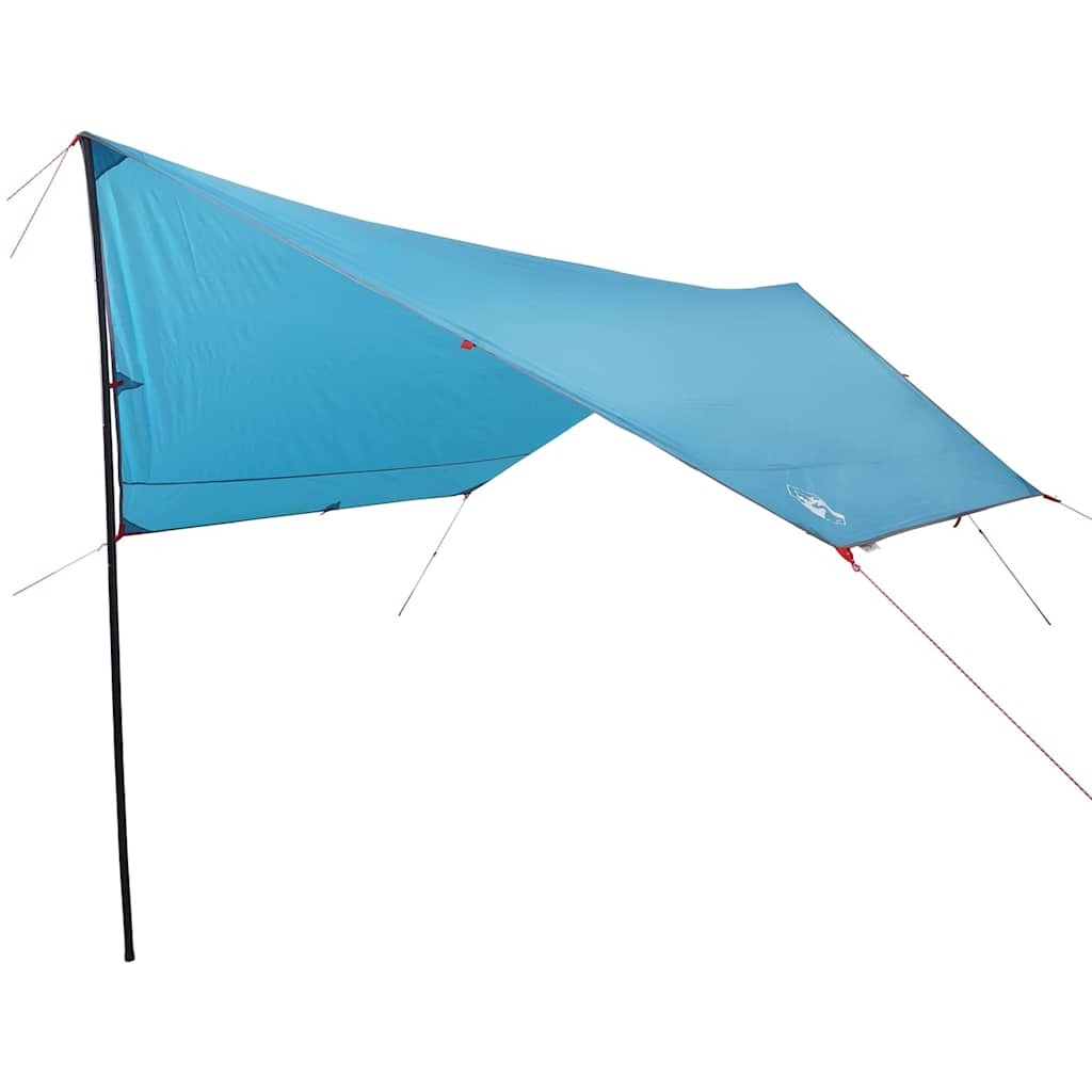 Camping Tarp Outdoor Patio Tarpaulin Shelter Sunshade Blue Waterproof vidaXL