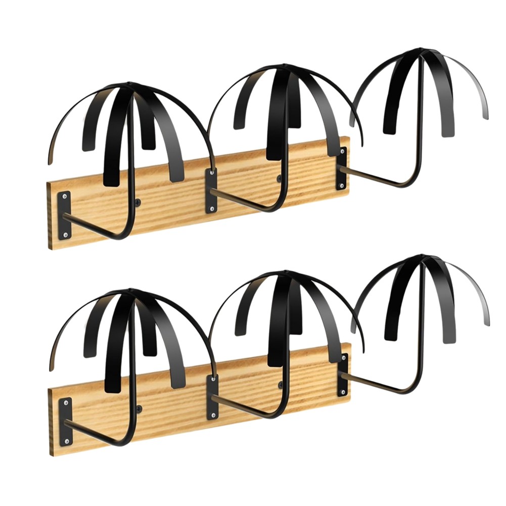 Hanging Wig Stand for Multiple Wigs, Wall Mounted Wig Hanger Holder, Wig7214