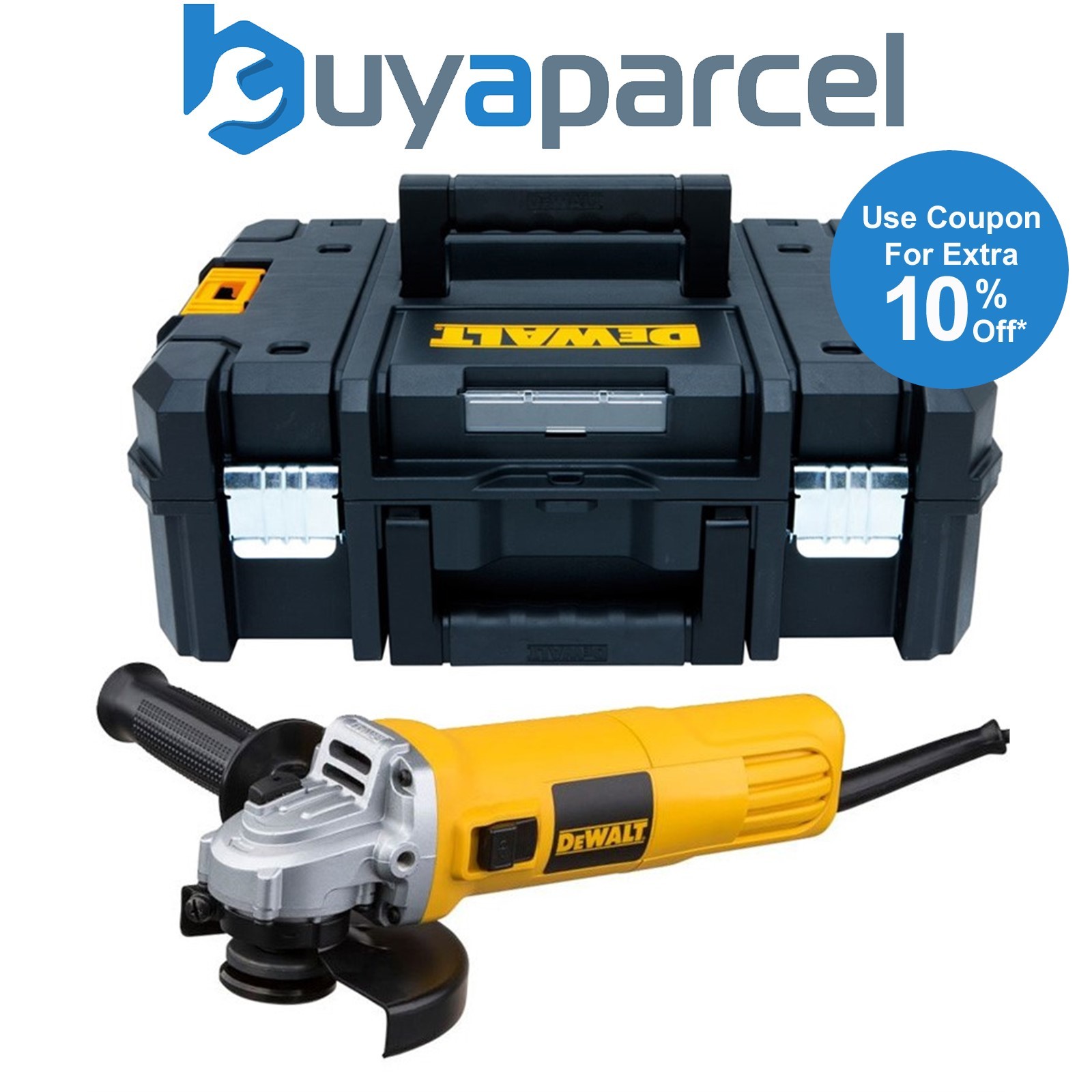 Dewalt DWE4117 240v Corded 950w Angle Grinder 125mm 5.5" + Tstak Case