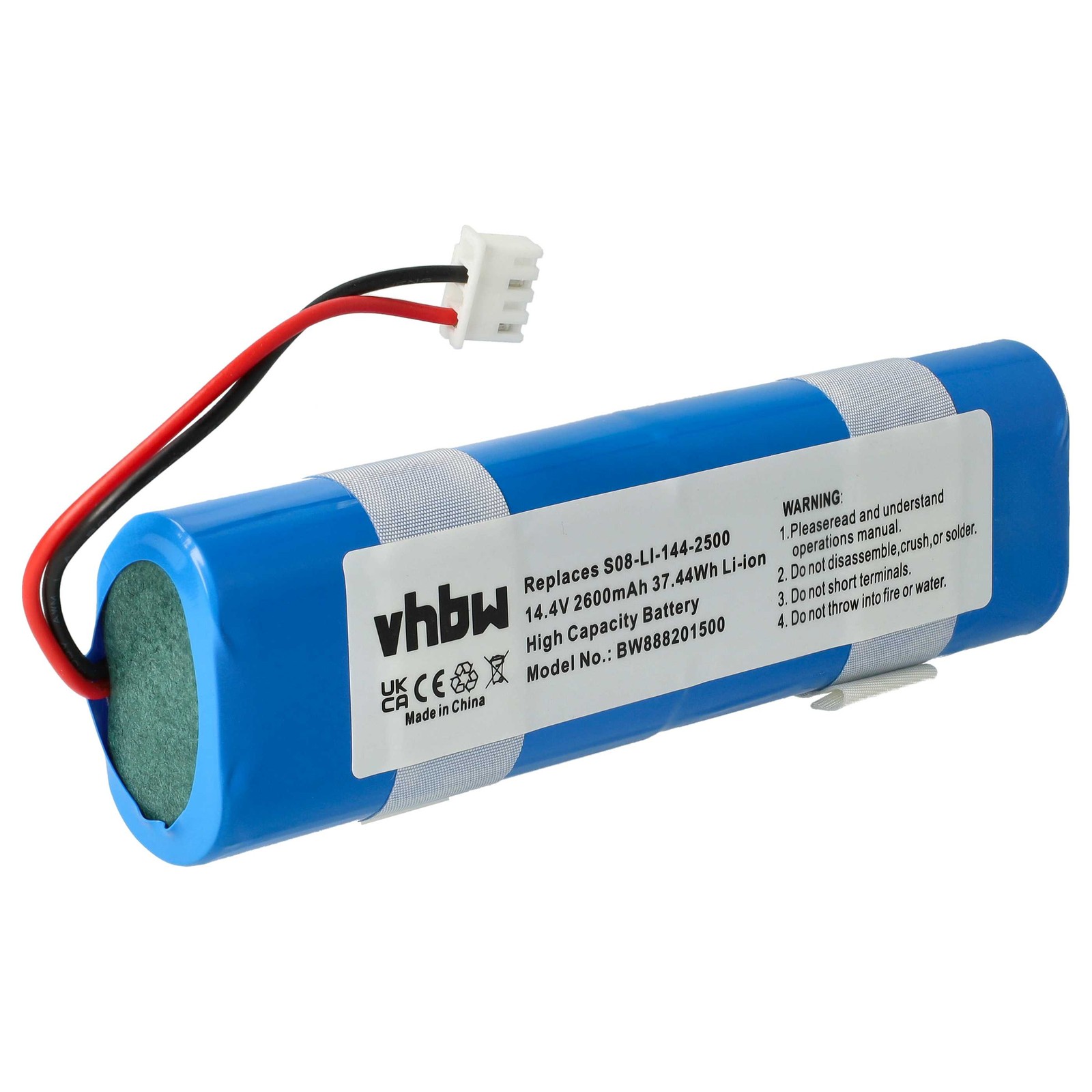 Battery for Ecovacs S08-LI-144-2500 2600mAh 14.4V