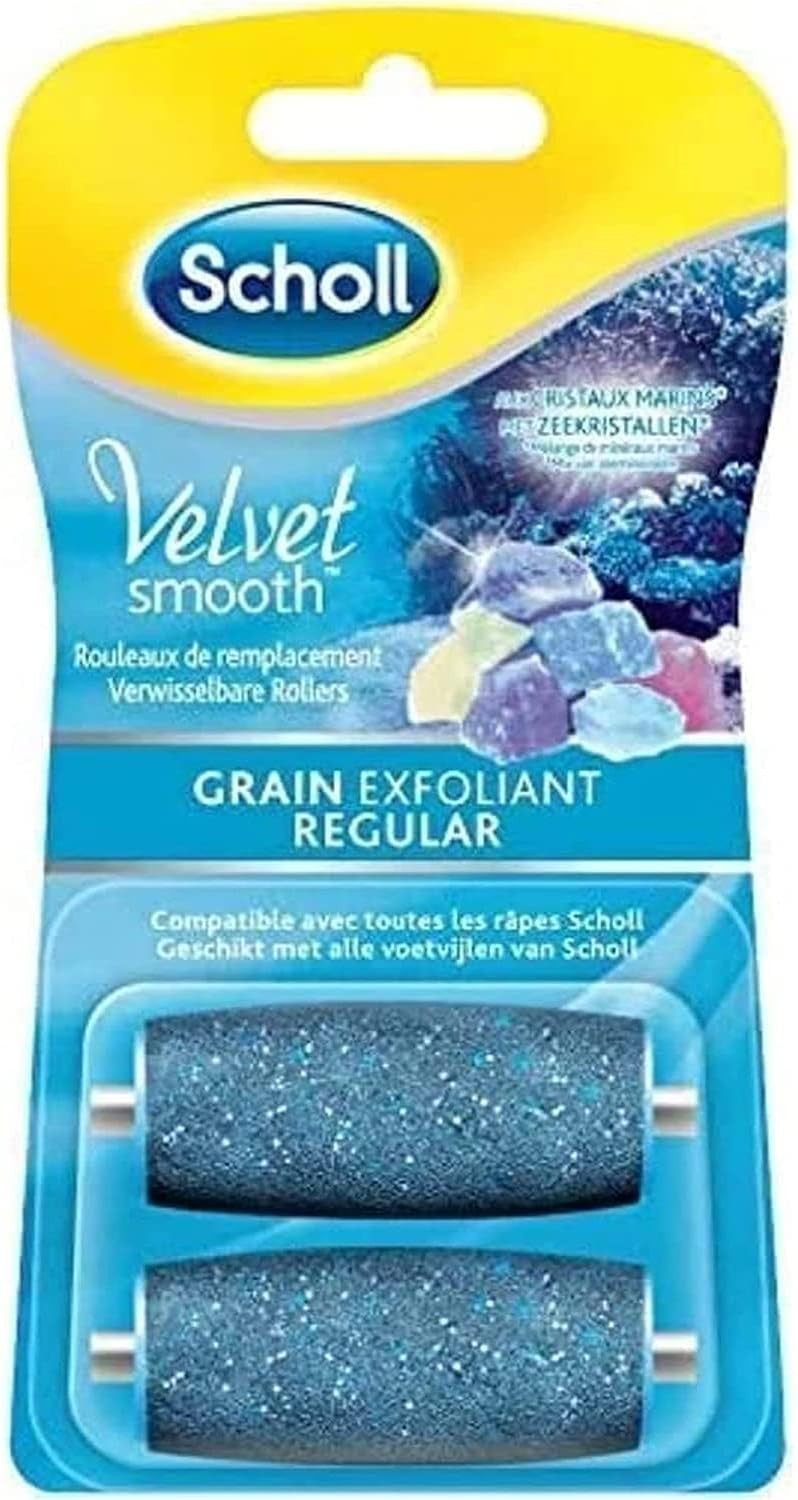 Scholl Velvet Smooth Express Pedi Crystal Diamonds Exfoliating Grain 2 Replacem