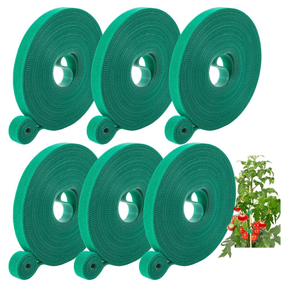 3X(Plant Tape, 6 Roll 196Ft Garden Tape, Ties for Plants 1/2Inch, Plant1854
