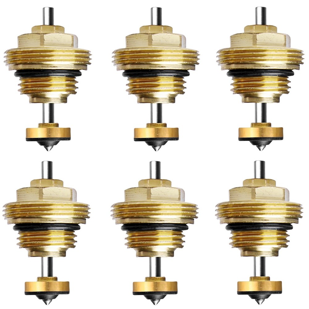 Underfloor Heating Manifold, Pack of 6 Return Pin Core M30 X 1.5, Return4780