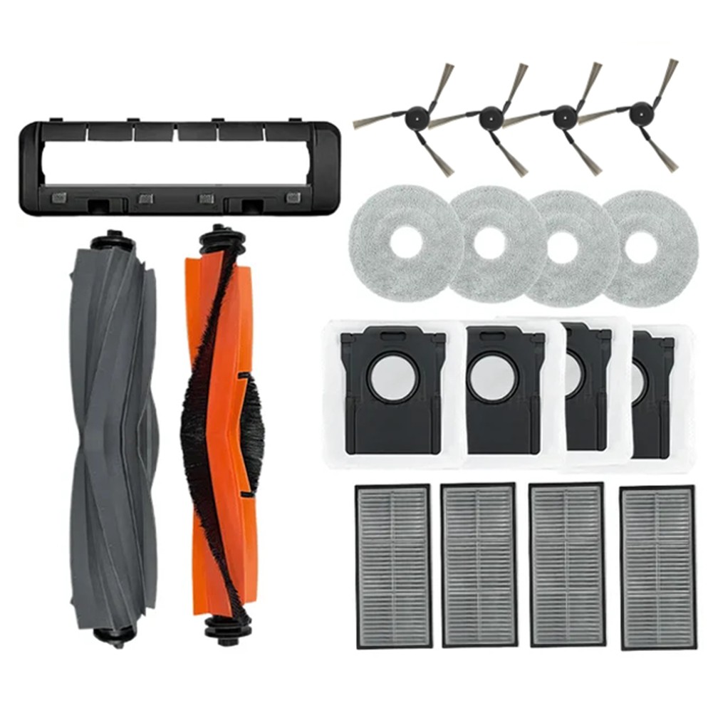 For Bot X40 Ultra Robot Vacuum Cleaner Spare Accessory Parts Kit Rubber4077