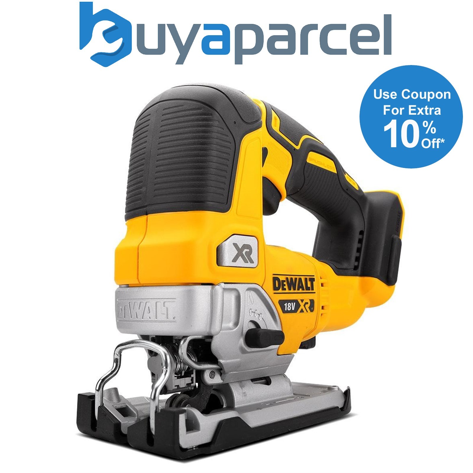 DeWalt DCS334N 18v XR Cordless Brushless Top Handle Jigsaw Bare Unit DCS334N-XJ