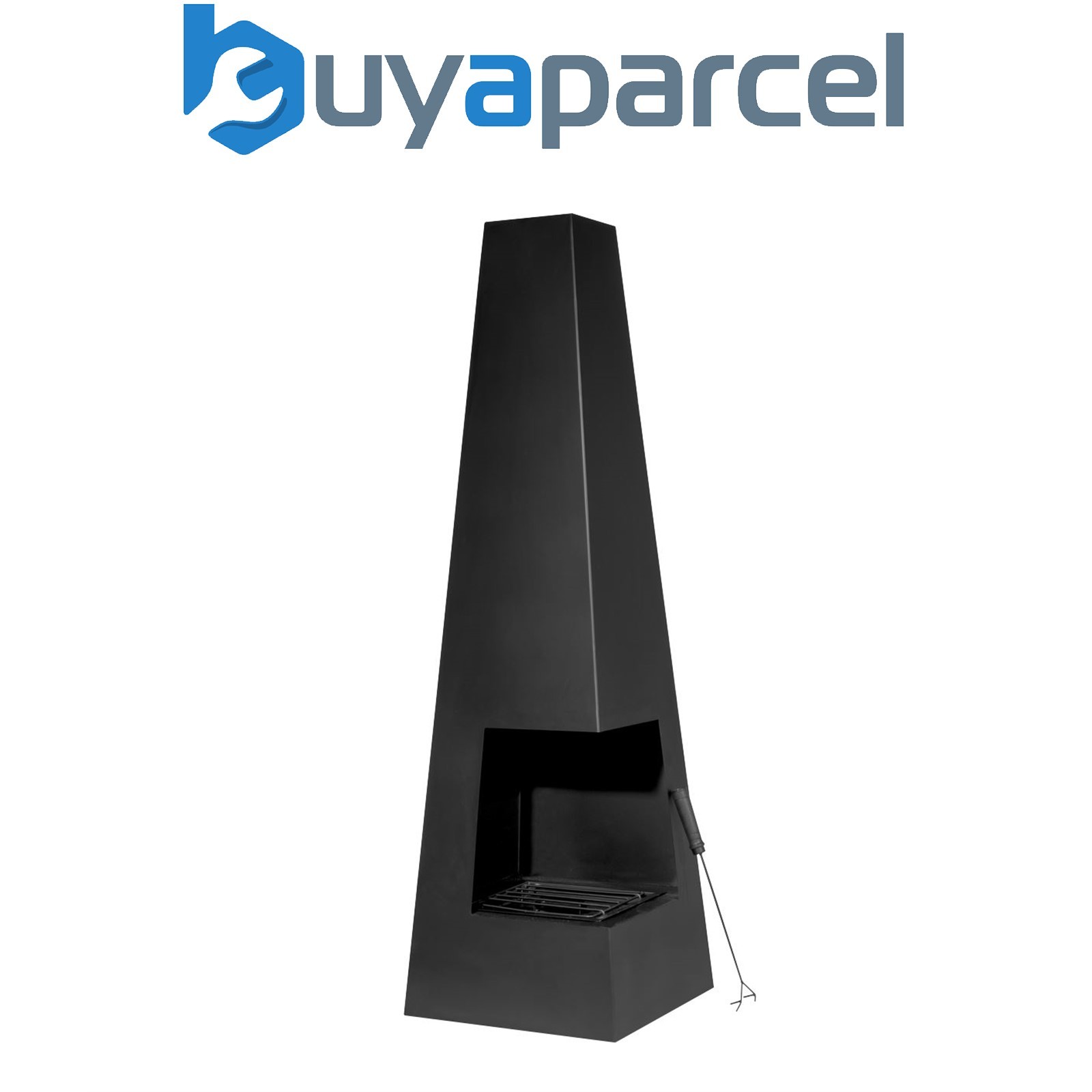 Sealey DG105 Dellonda Chiminea, Wood Burner, Heater for Outdoors W45cm x H150cm