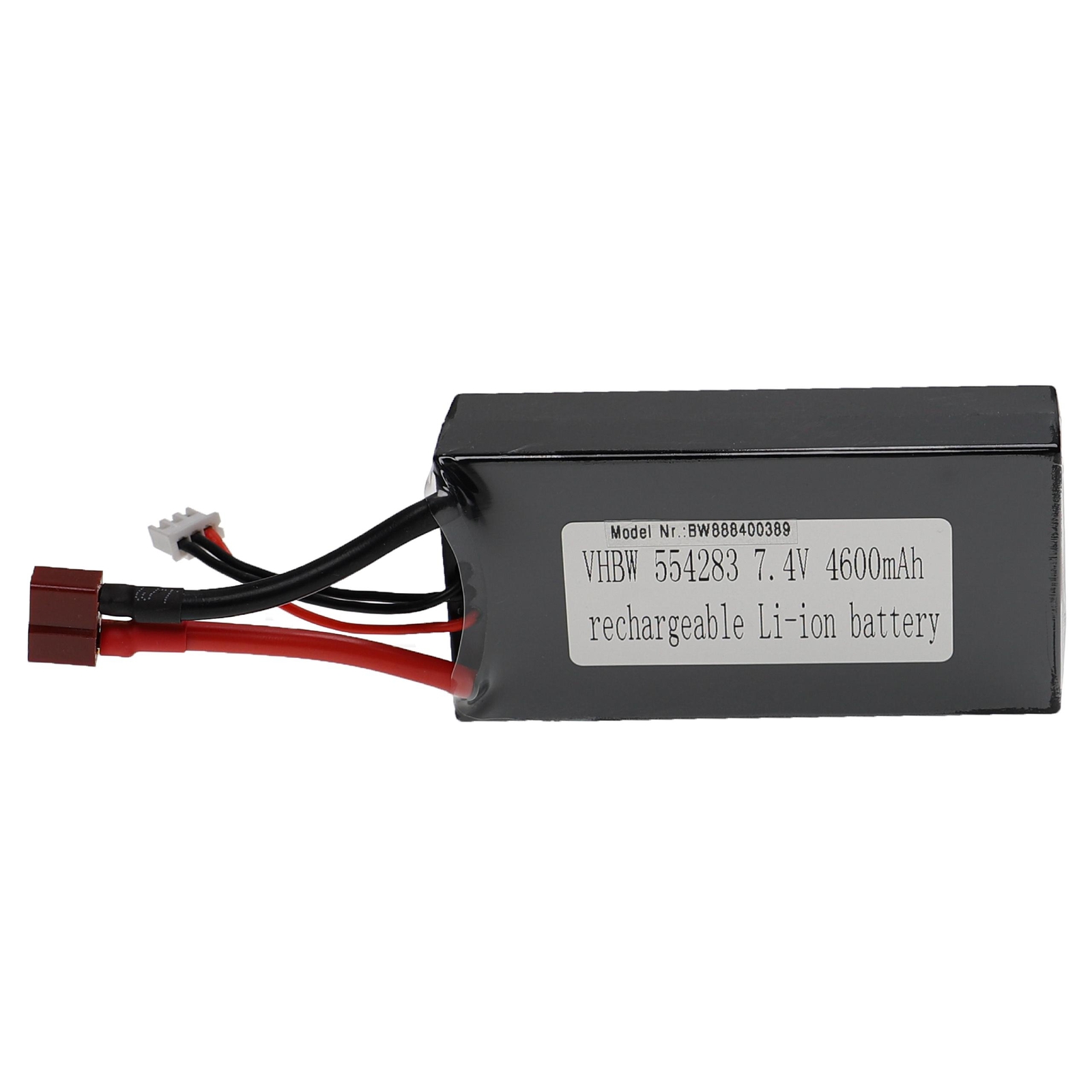 RC Battery Model Construction T-plug AWG16 7.4V Li-polymer