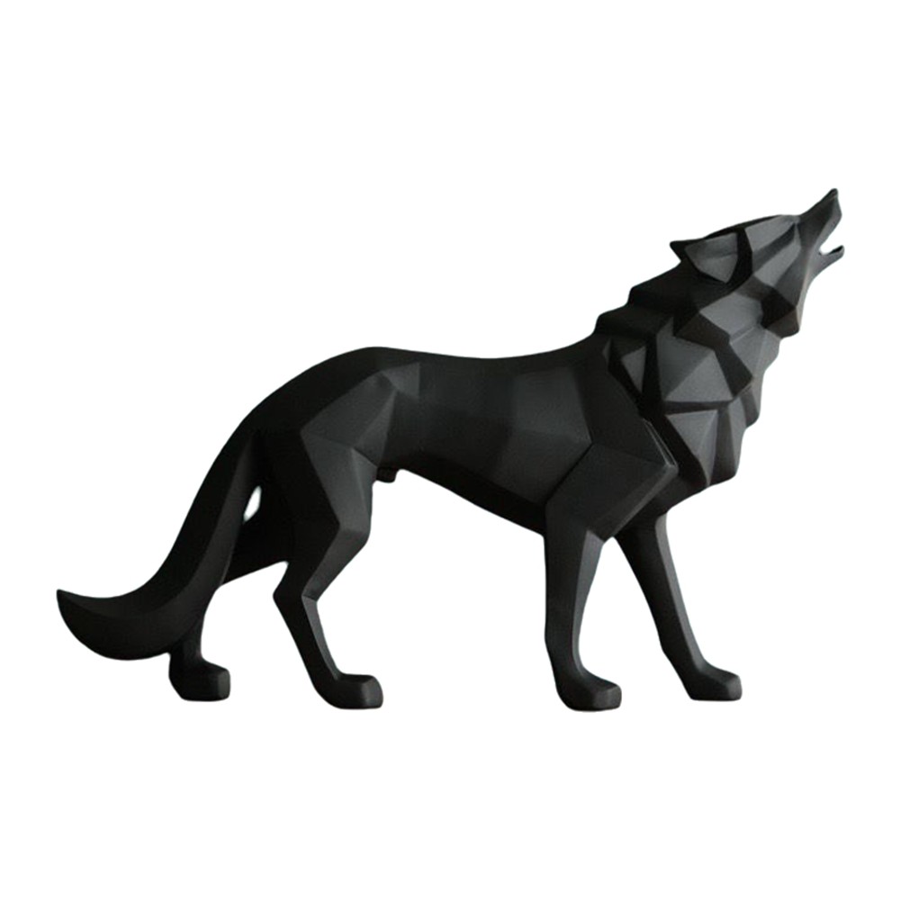 Wolf Statue Animal Figurine Sculpture Living Study Room Bedroom Decor Home7984