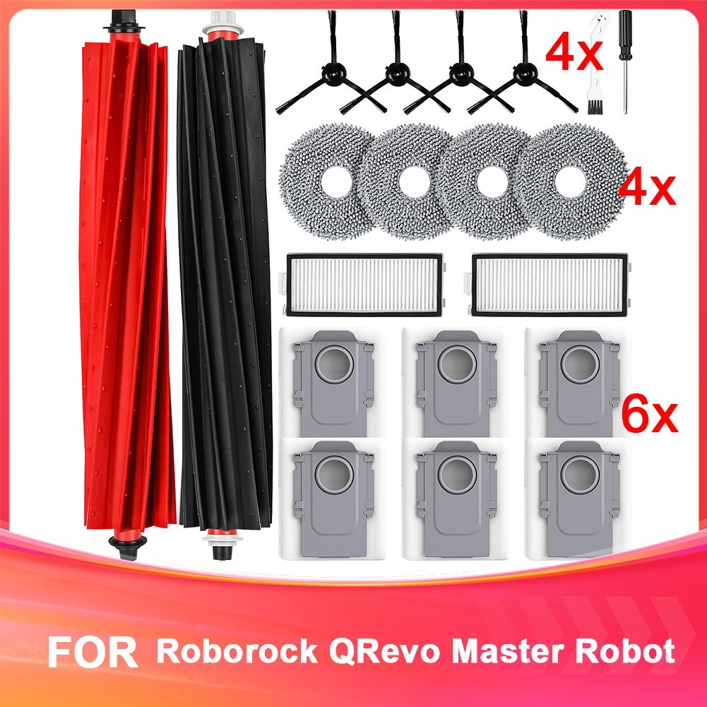 Accessory for Qrevo Master Robot Vacuum Cleaner with Main Brushes1902