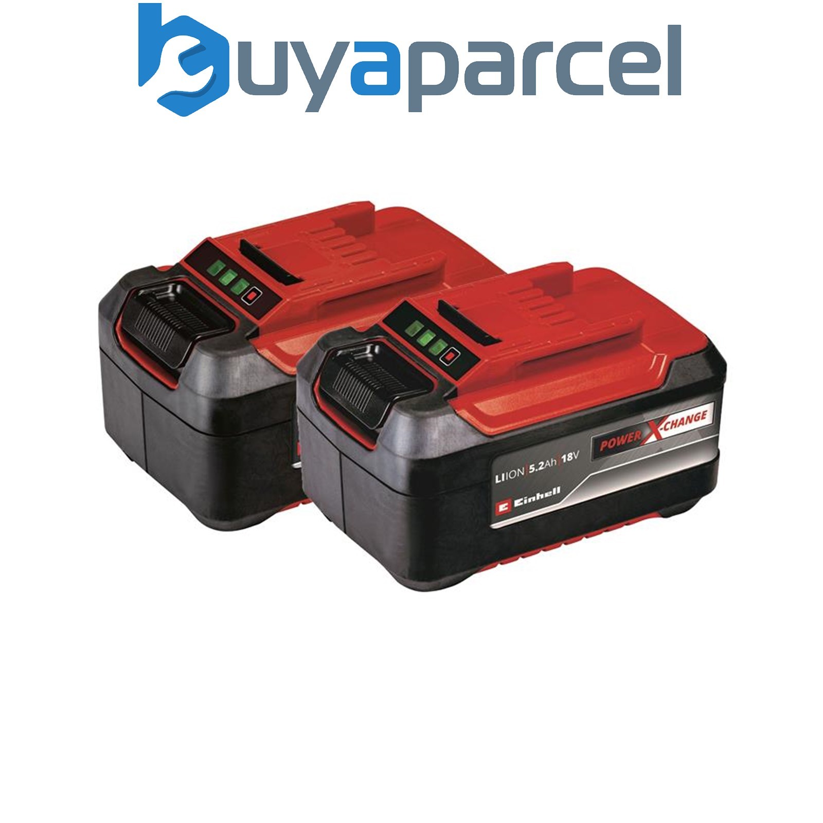 Einhell 2 X 5.2Ah PXC 18V PLUS Battery Power X-Change Rechargeable 36V Twin