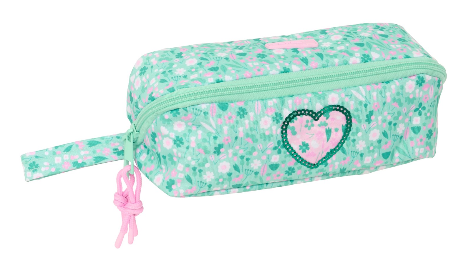 Safta CUORE – Large Square Pencil Case, Children's Pencil Case, Ideal for School