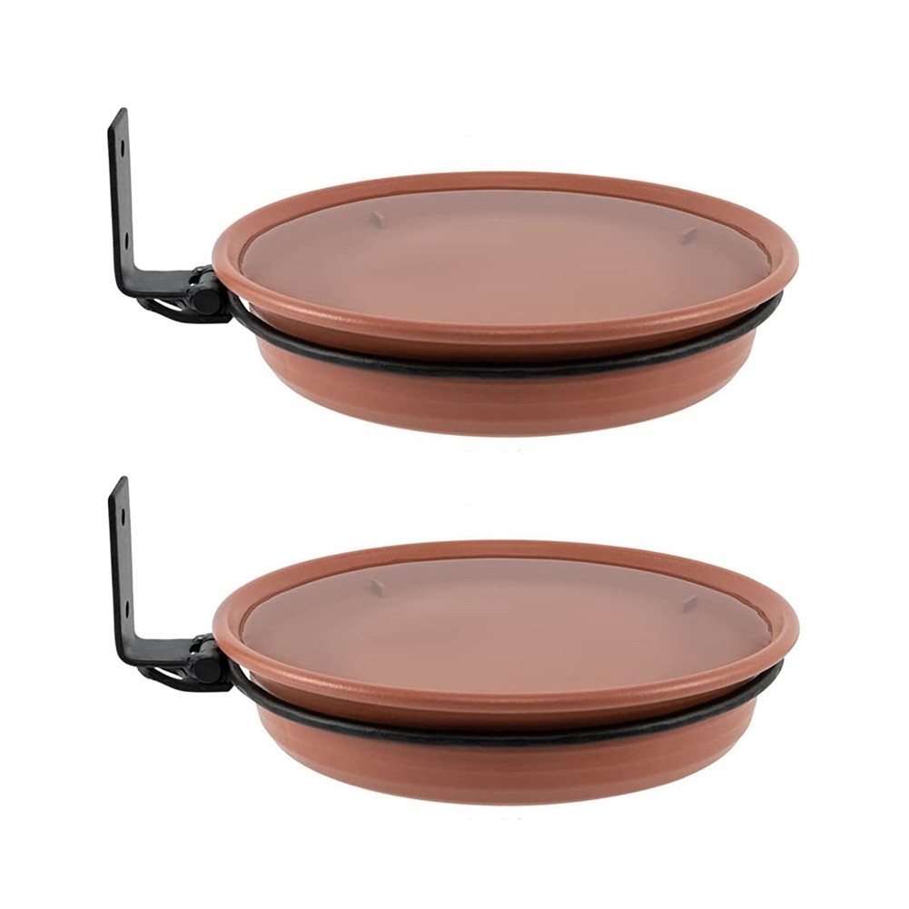 3X(Bird Feeder Deck Bird Feeders Bath Tray Removable Adjustable2307