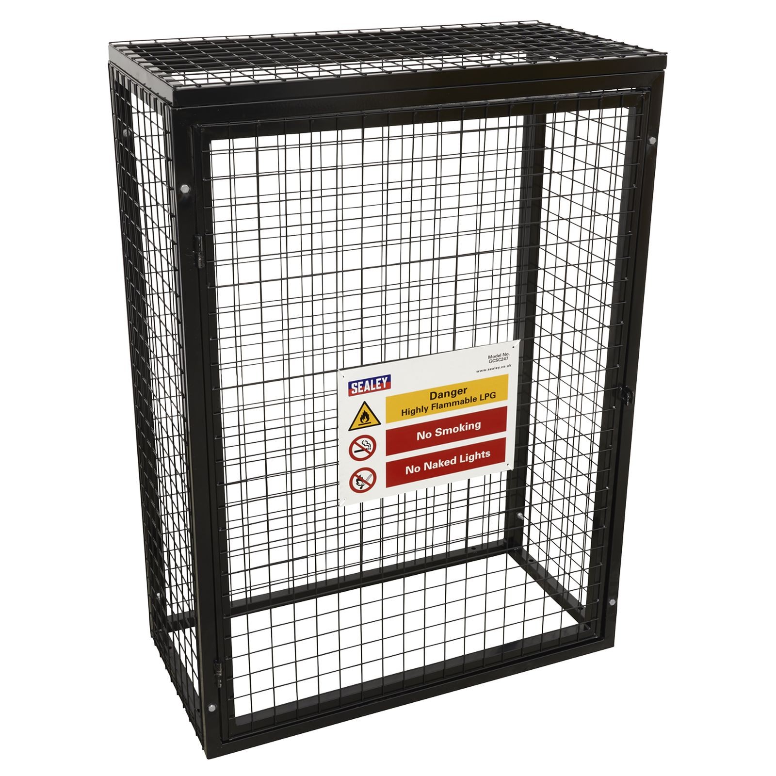 Sealey Safety Cage - 2 x 47kg Gas Cylinders - GCSC247