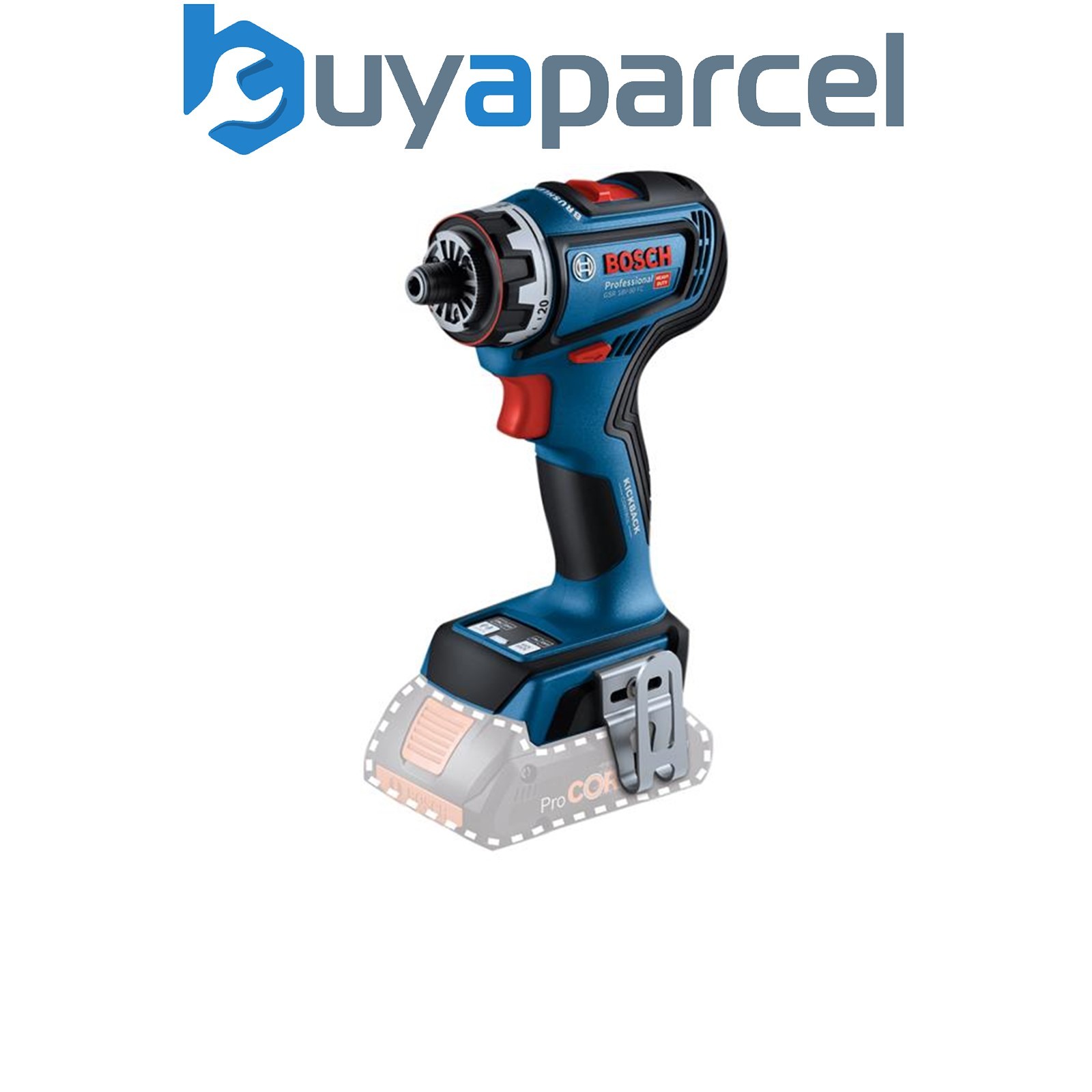 Bosch 06019K6202 GSR 18V-90 FC Pro FlexiClick Drill Driver 18V Bare Unit BSH6019