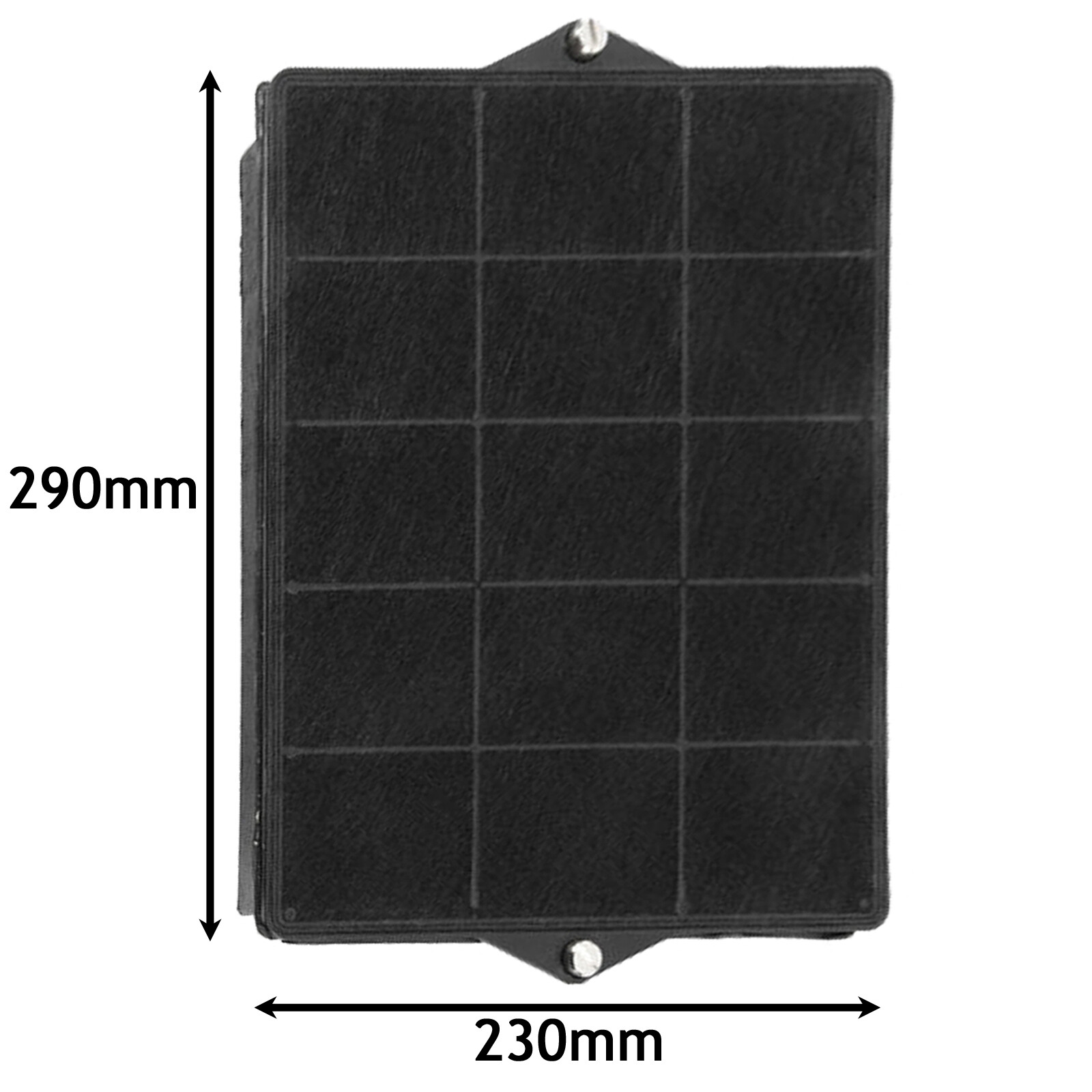 Cooker Hood Carbon Filter Elica Type 160 BOSCH SIEMENS GDA 290 x 230 x 37mm