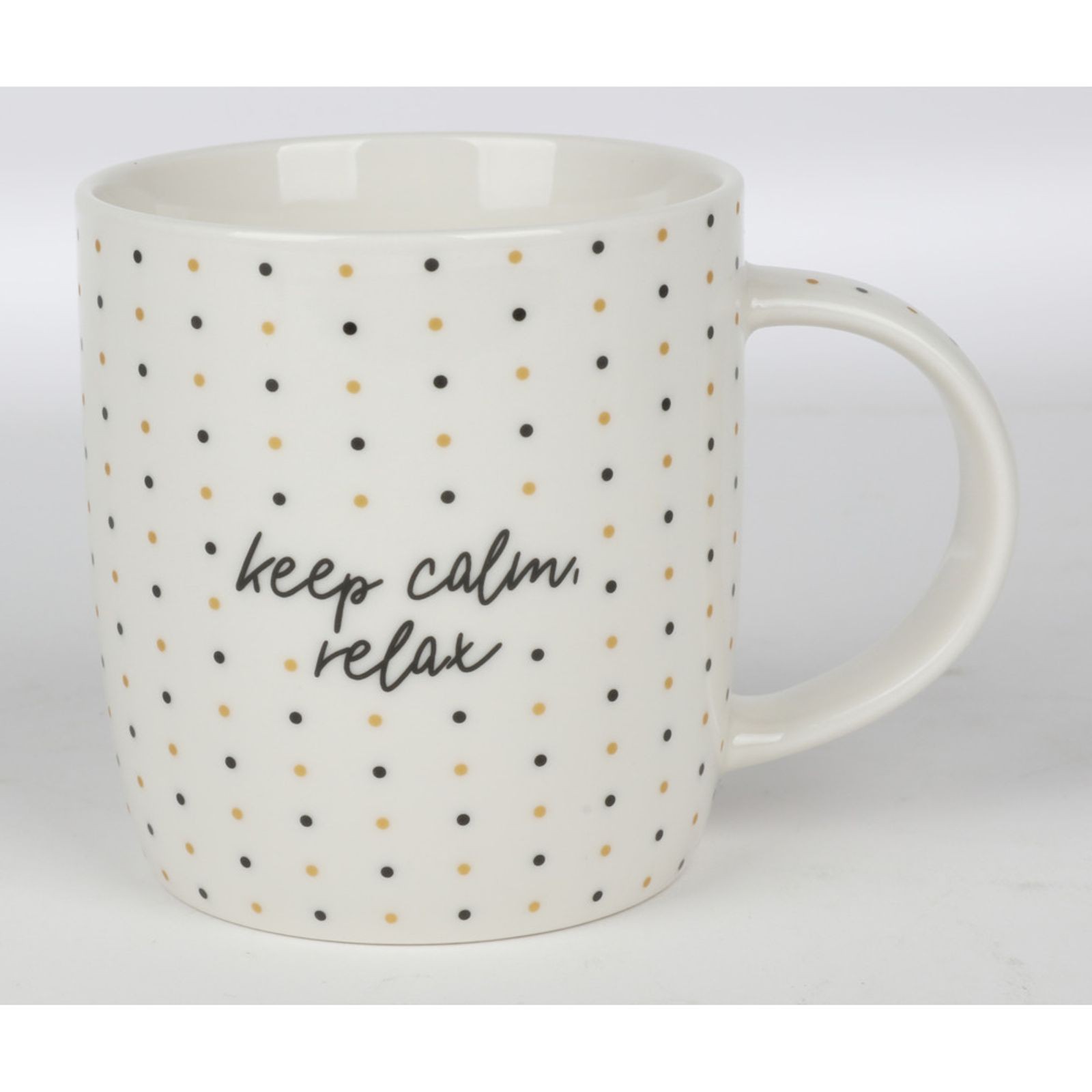 24x Coffee Mugs Porcelain 350ml Black White Assorted Coffee Cup Tea Cup