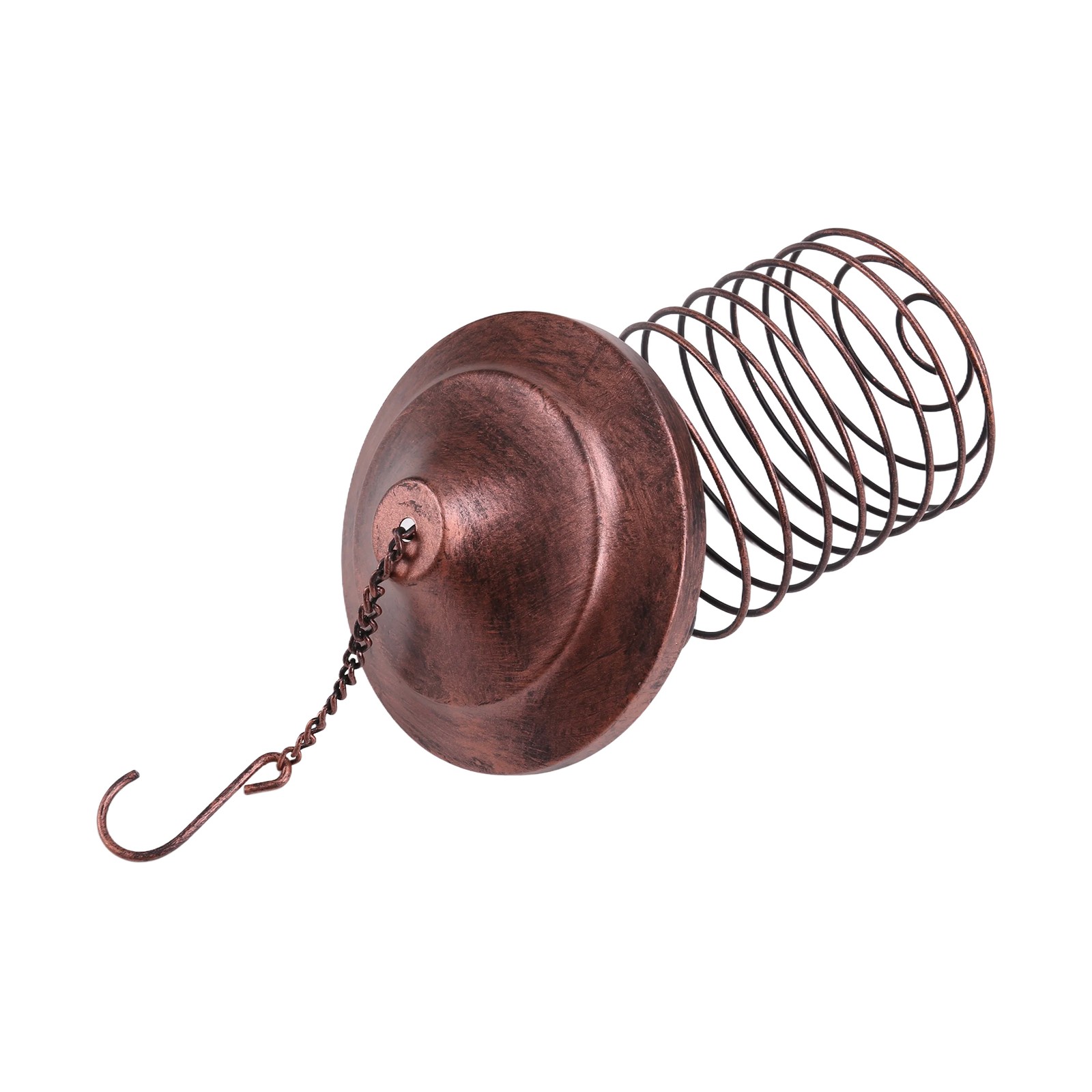 3X(Iron Bird Feeder Outdoor Hanging Feeding Portable Wild Birds Grease 9524