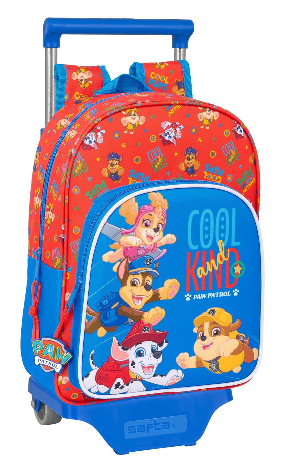 Safta Paw Patrol Cool – Children's Backpack with Trolley 705, Ideal for Children