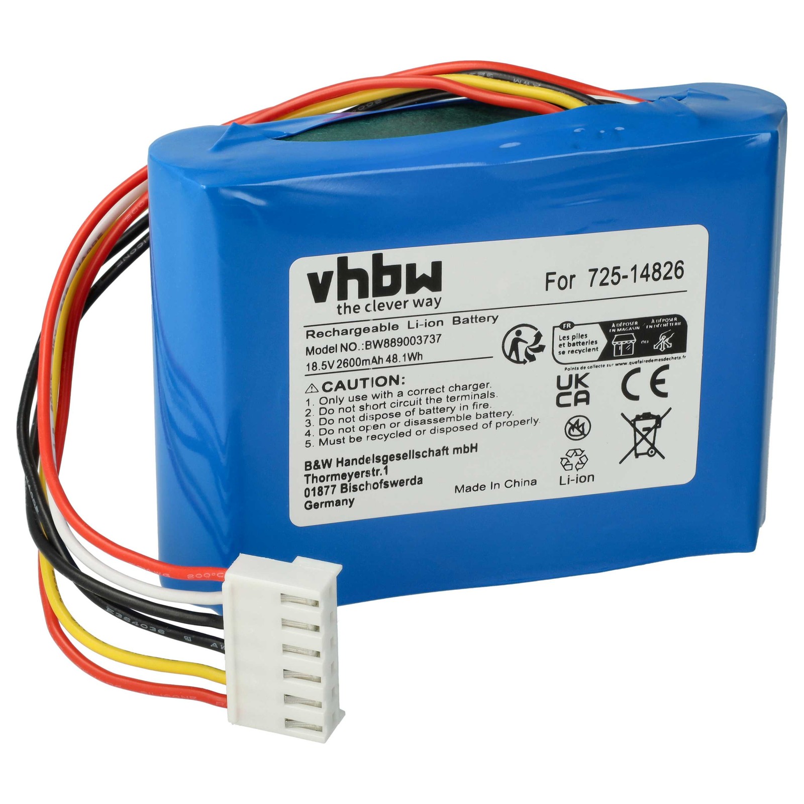 Battery for Robomow 753-11204 2600mAh 18.5V