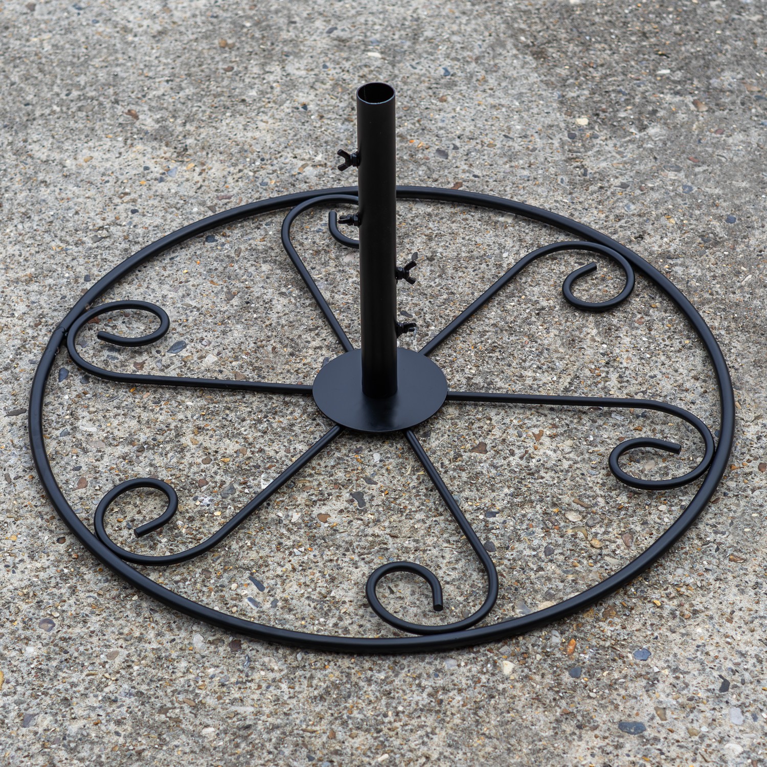 Woodside Heavy Duty Bird Feeding Station Patio Stand, Large 60cm Diameter Base