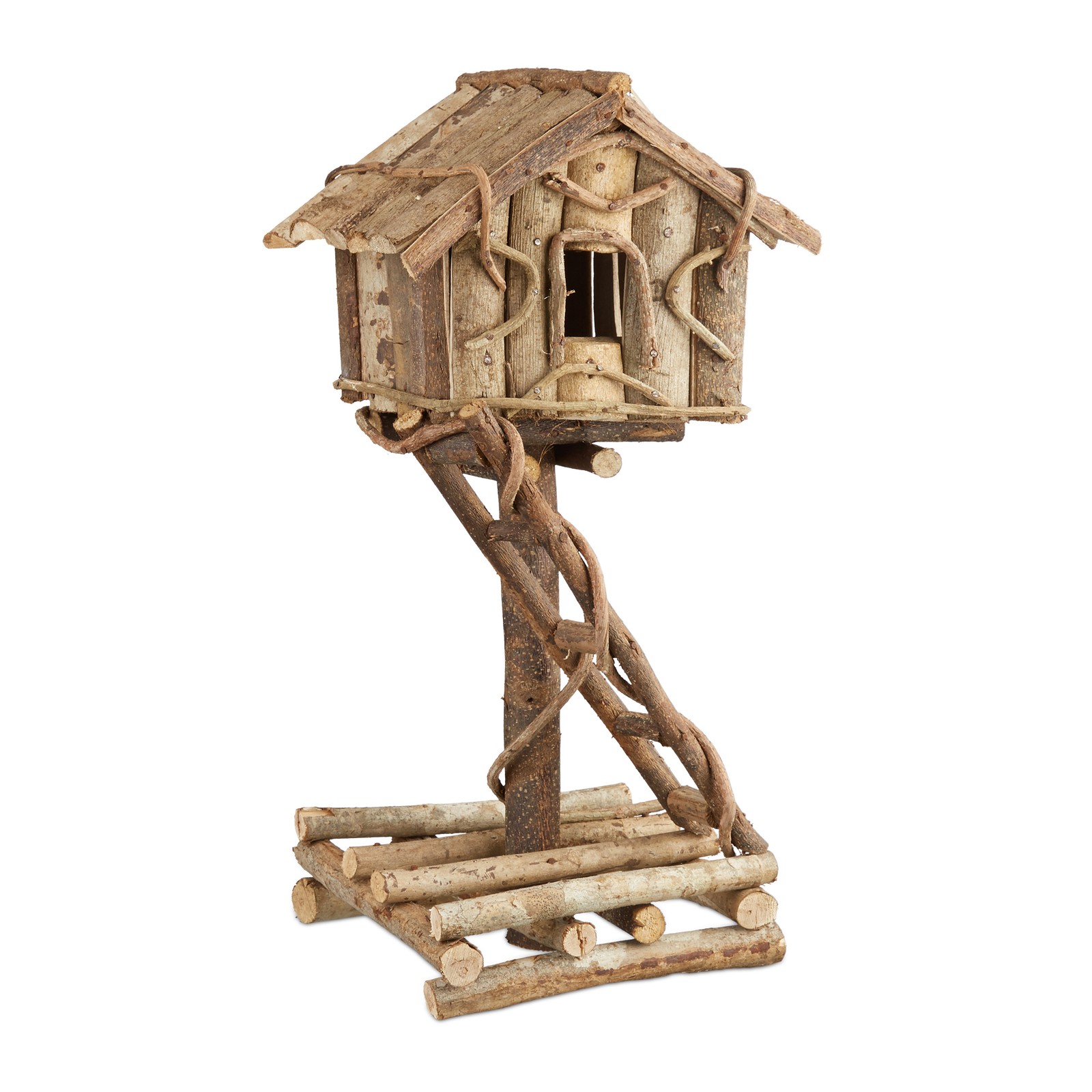 Standing bird house Decorative Nesting Box Eco-friendly Lightweight Untreated