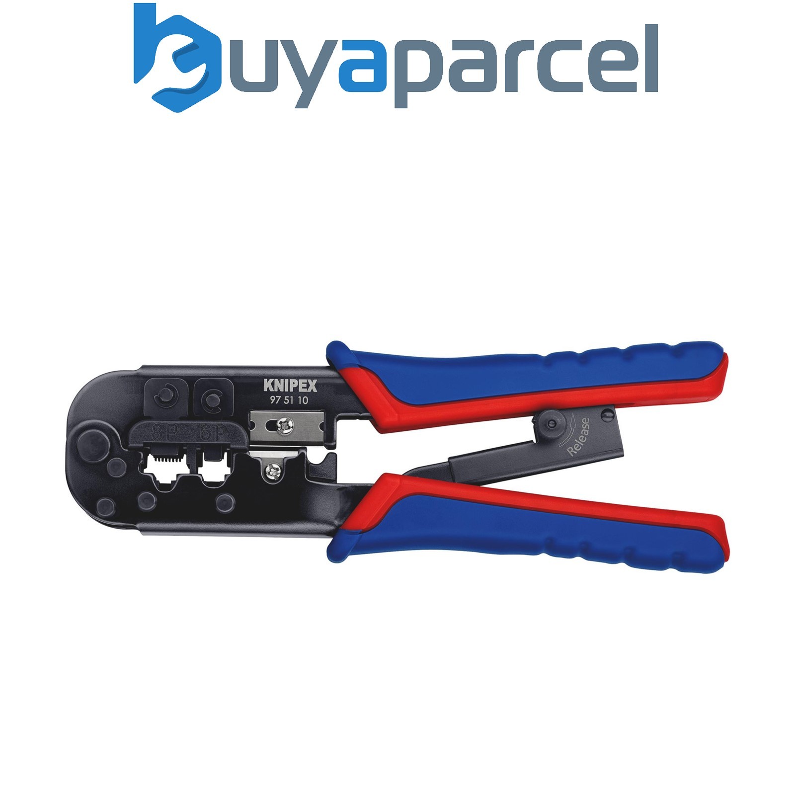 Draper 34060 KNIPEX 97 51 10 SB Crimping Pliers for Western Plugs,190mm