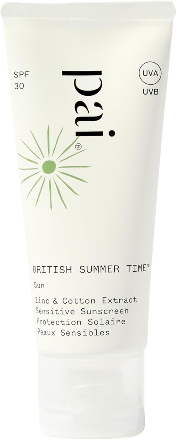 Pai Skincare British Summer Time 40ml, Sun Cream SPF 30, Mineral Sunscreen for