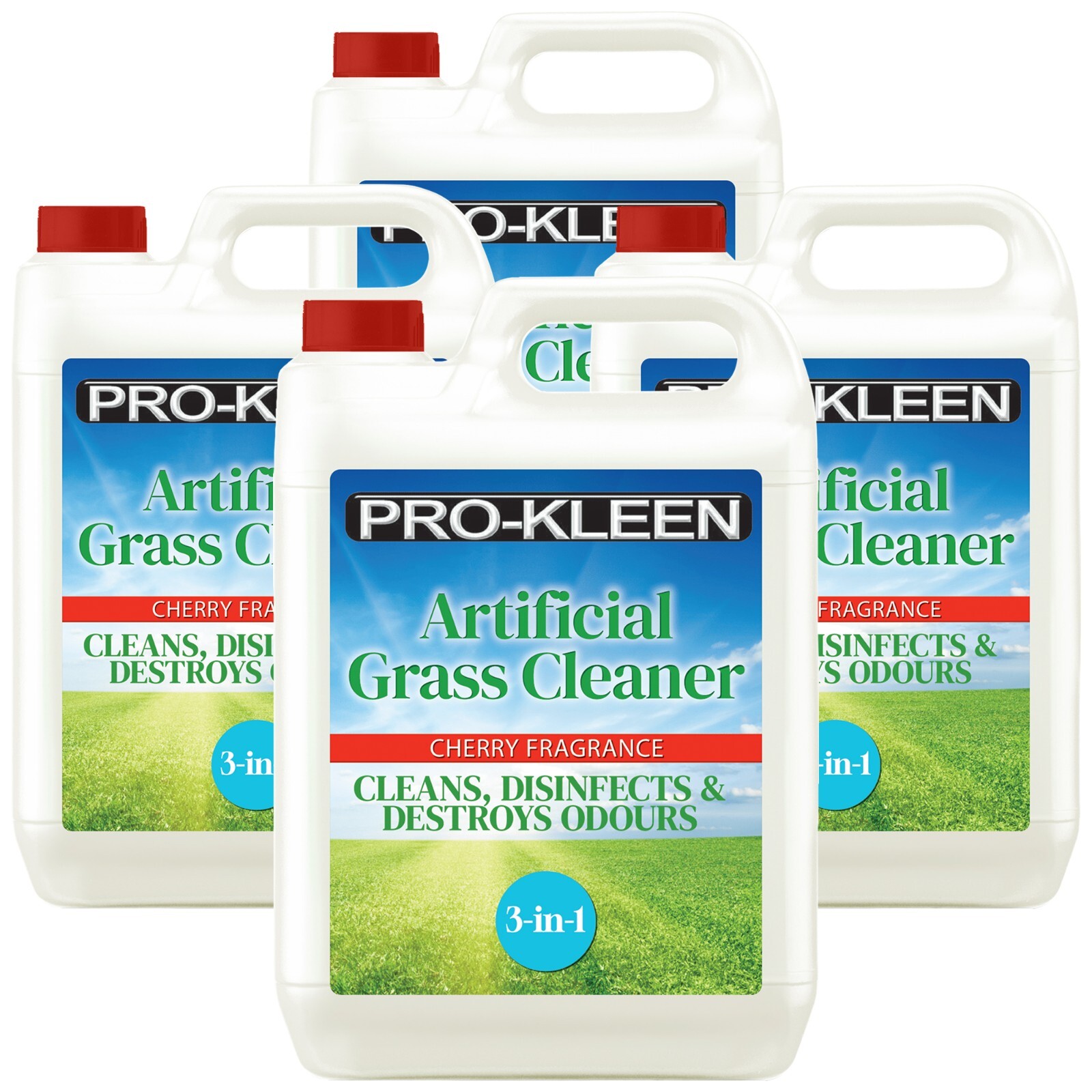 ProKleen Artificial Grass Disinfectant Cherry Astro Turf Cleaner Deodoriser 20L