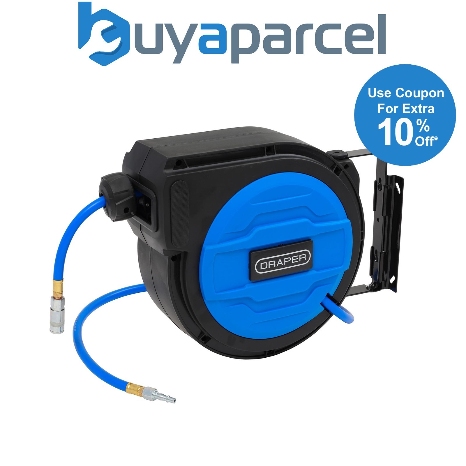 Draper 29669 Retractable Air Hose Reel, 15m