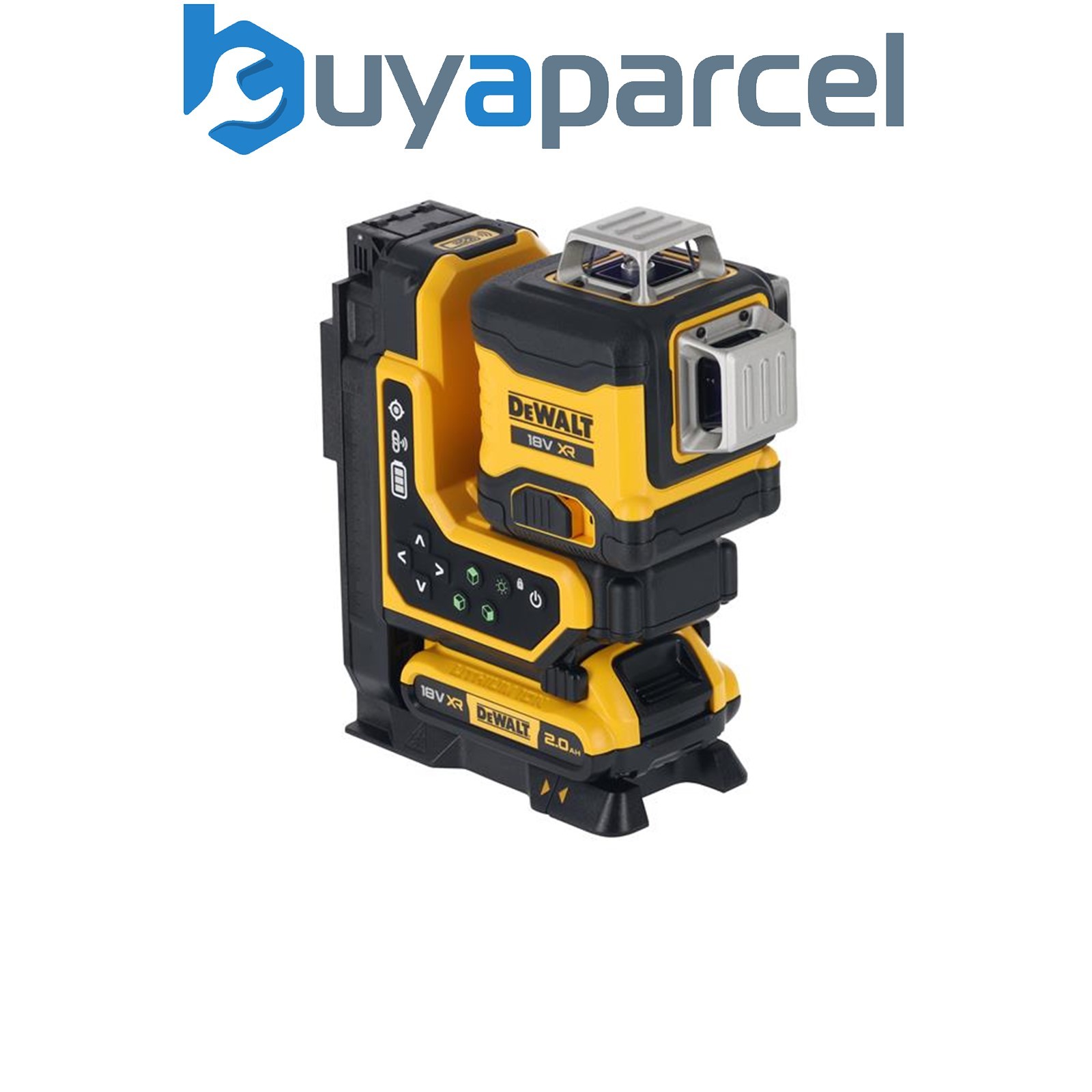Dewalt DCLE34035D1-GB 3x360 Remote Green Laser 18V 1 x 2.0Ah Li-ion DEWLE34035D1