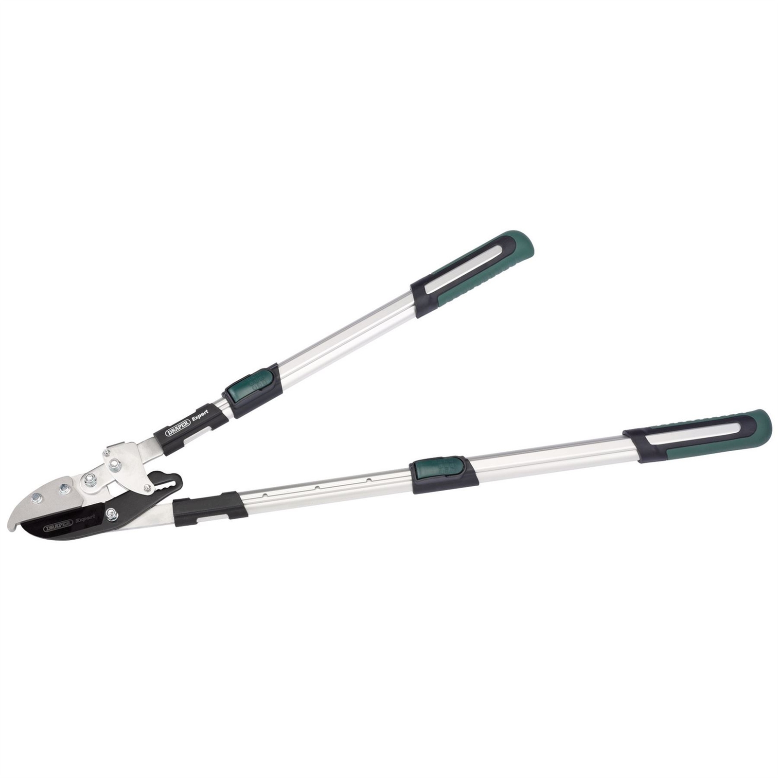 Draper Telescopic Soft Grip Anvil Ratchet Action Loppers with Aluminium Handles
