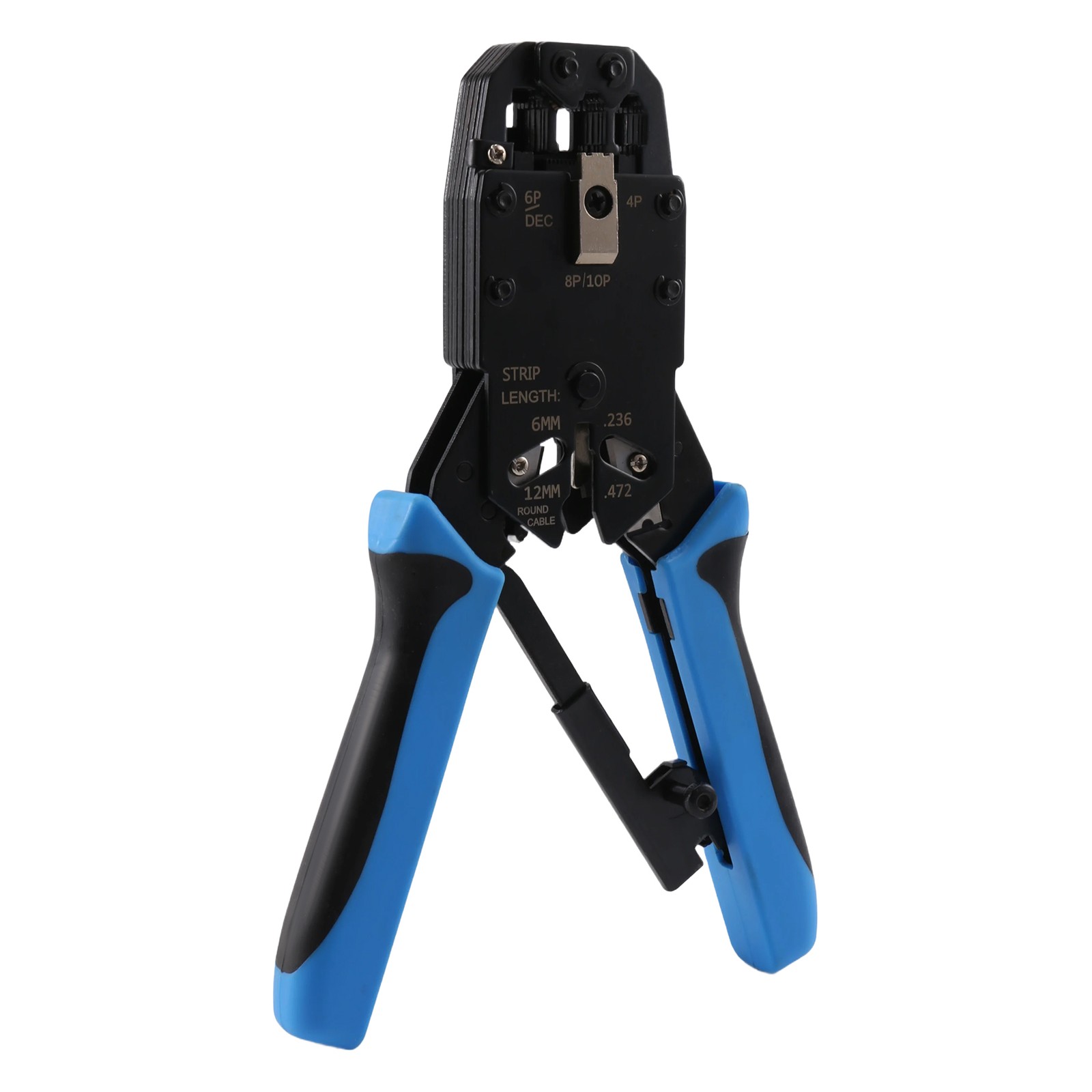 RJ45 Crimper 10P 8P 6P 4P Crimping Tools Stripper for RJ45 RJ11 RJ12 RJ506040