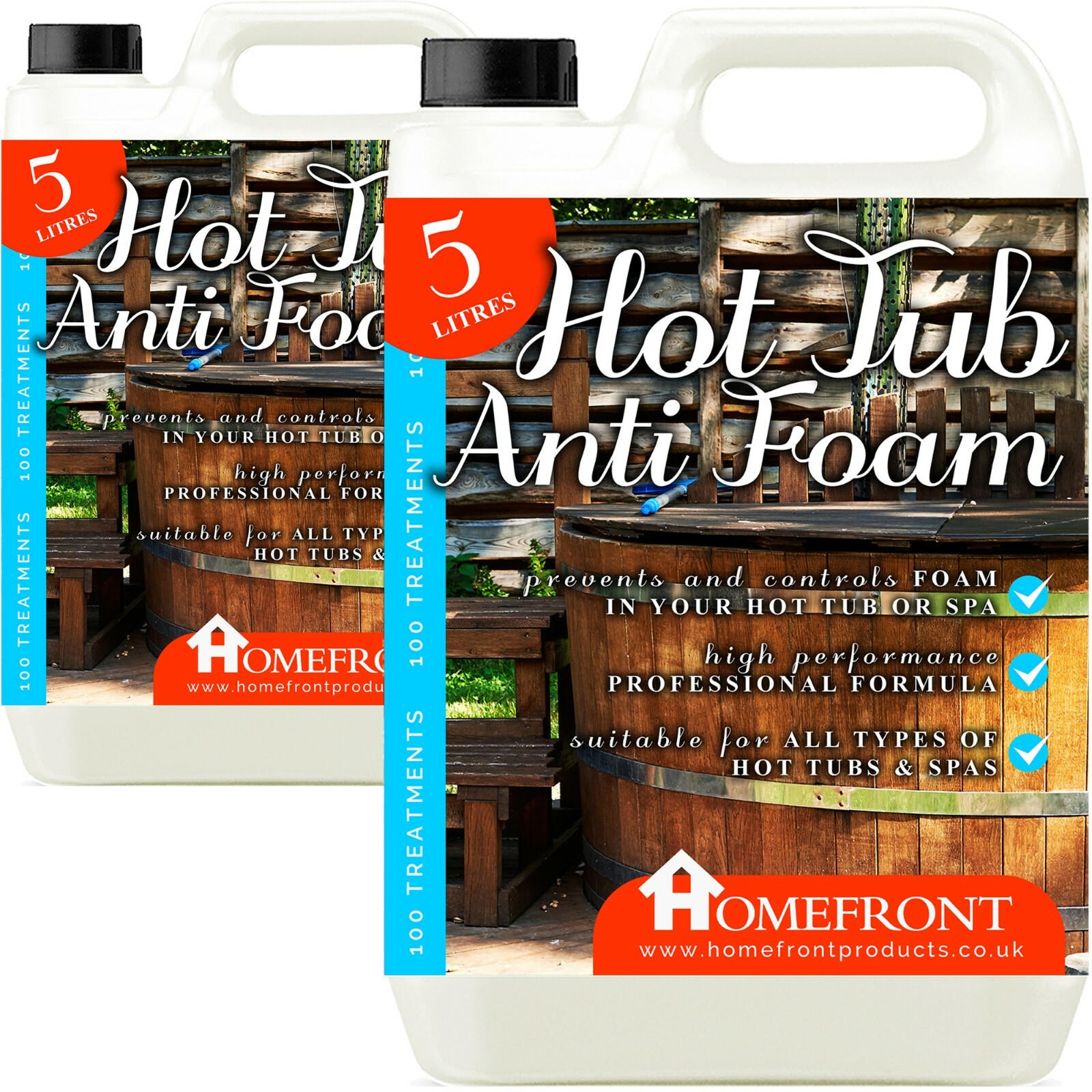 Hot Tub Anti Foam Remover Treatment Spa Whirlpool Pool Defoaming 10L Homefront