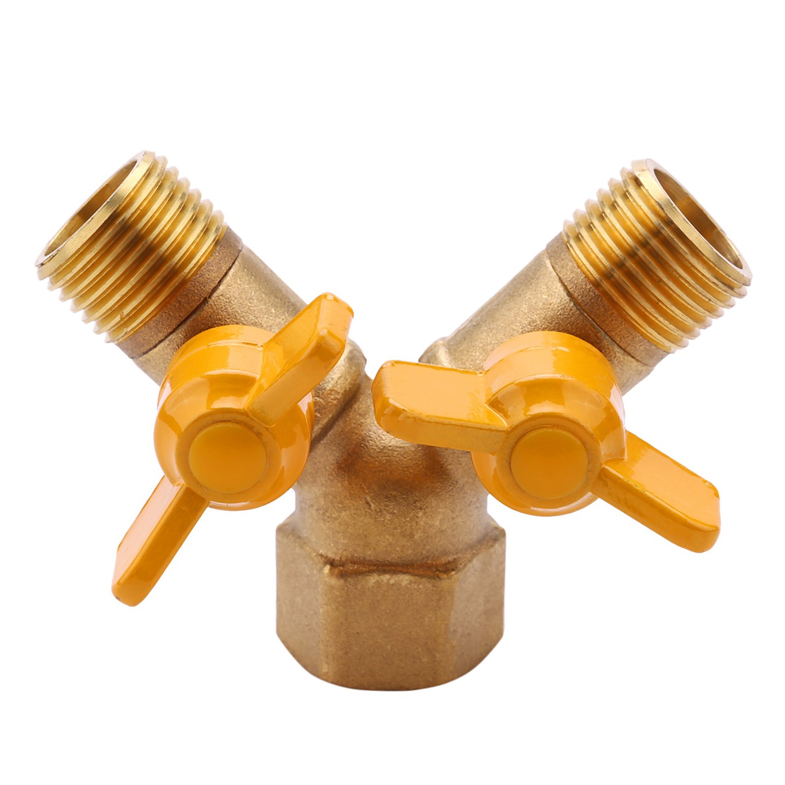 3X(2 Way 1/2 " Adapter Outside Garden Irrigation Tap Adapter and Hose2299