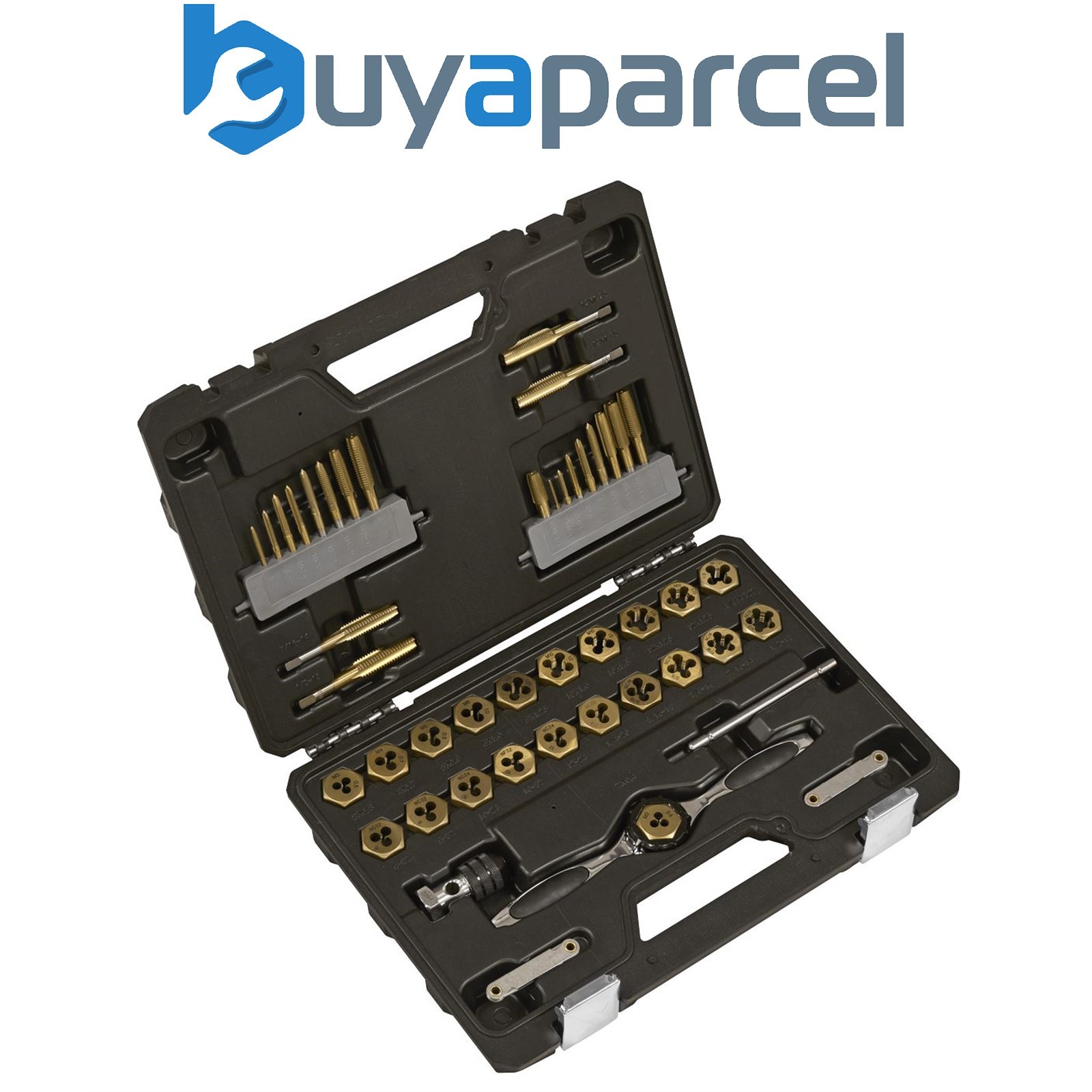 Sealey AK3046 Premier Metric & Imperial Titanium Coated Hexagonal Tap & Die Set