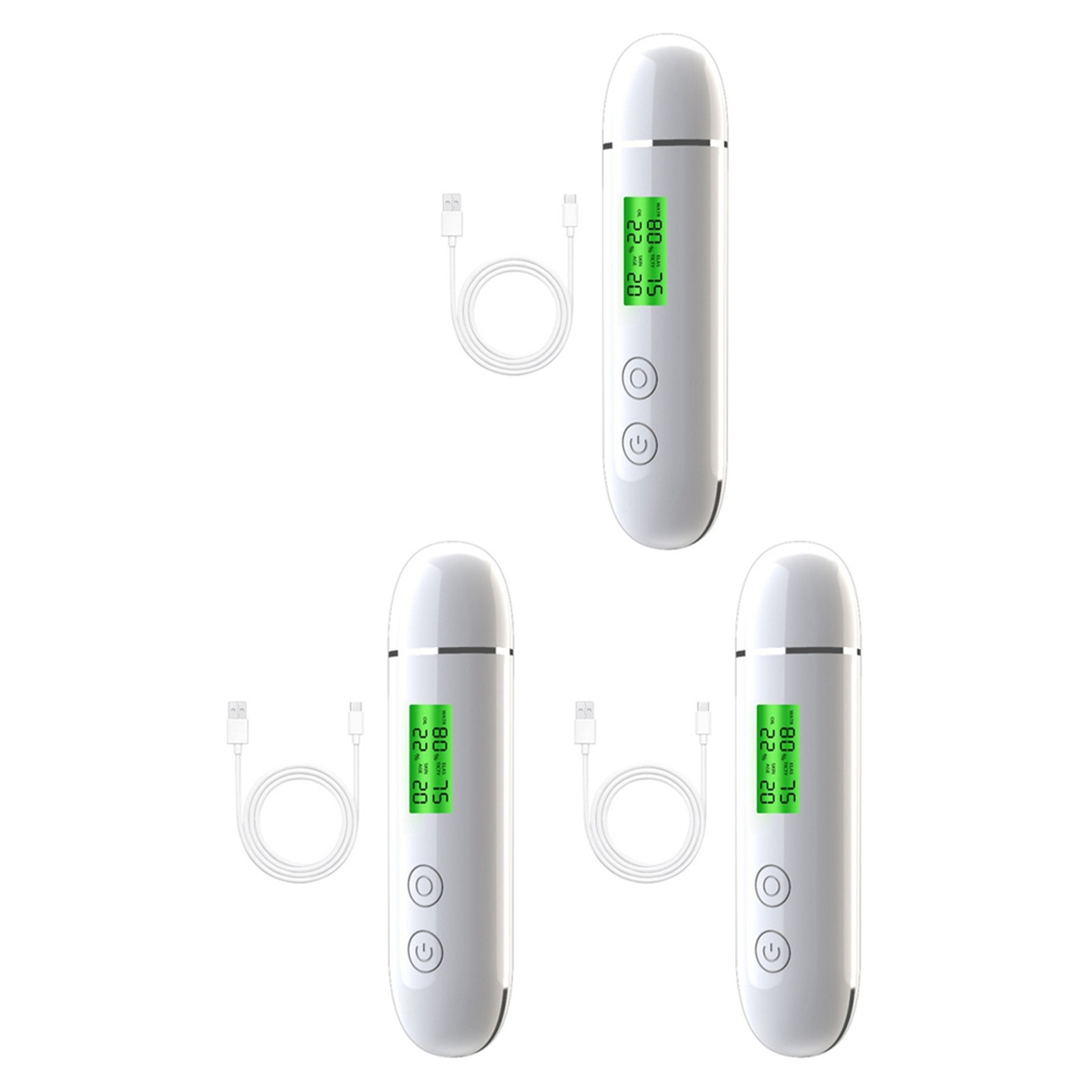 3X Skin Moisture Tester Water and Oil Tester LCD Display Skin3146
