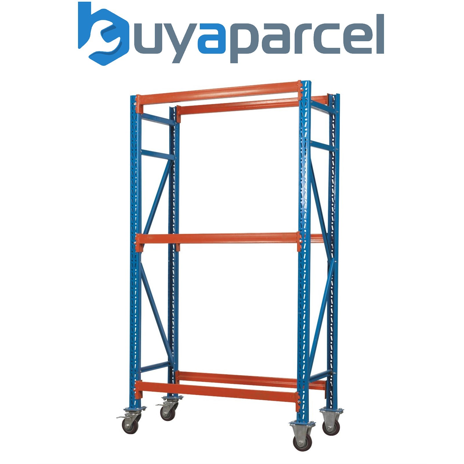 Sealey STR007 2-Level Mobile Tyre Rack 200kg Capacity Per Level