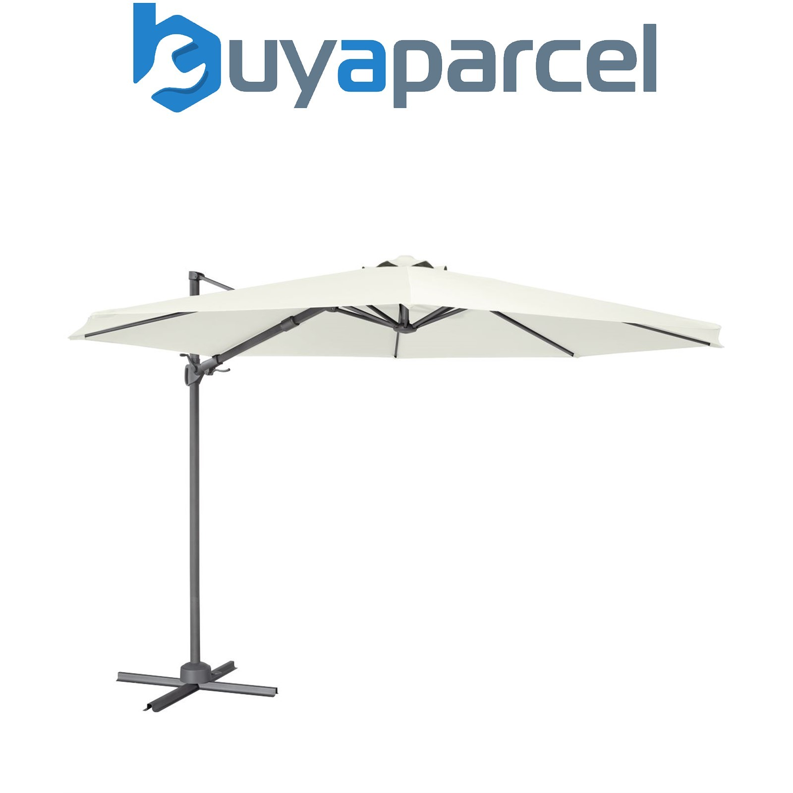 Sealey DG268 Dellonda Cantilever Parasol with 360� Rotation, Tilt & Cover 3m - C