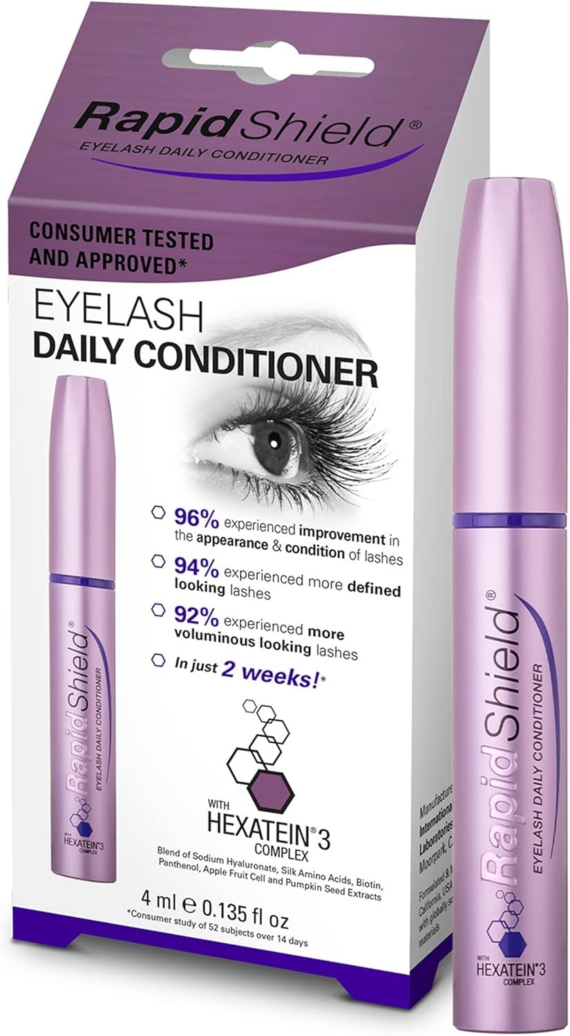 RapidShield Eyelash Daily Conditioner, Hexatein 3 Complex, 4 ml (Pack of 1)