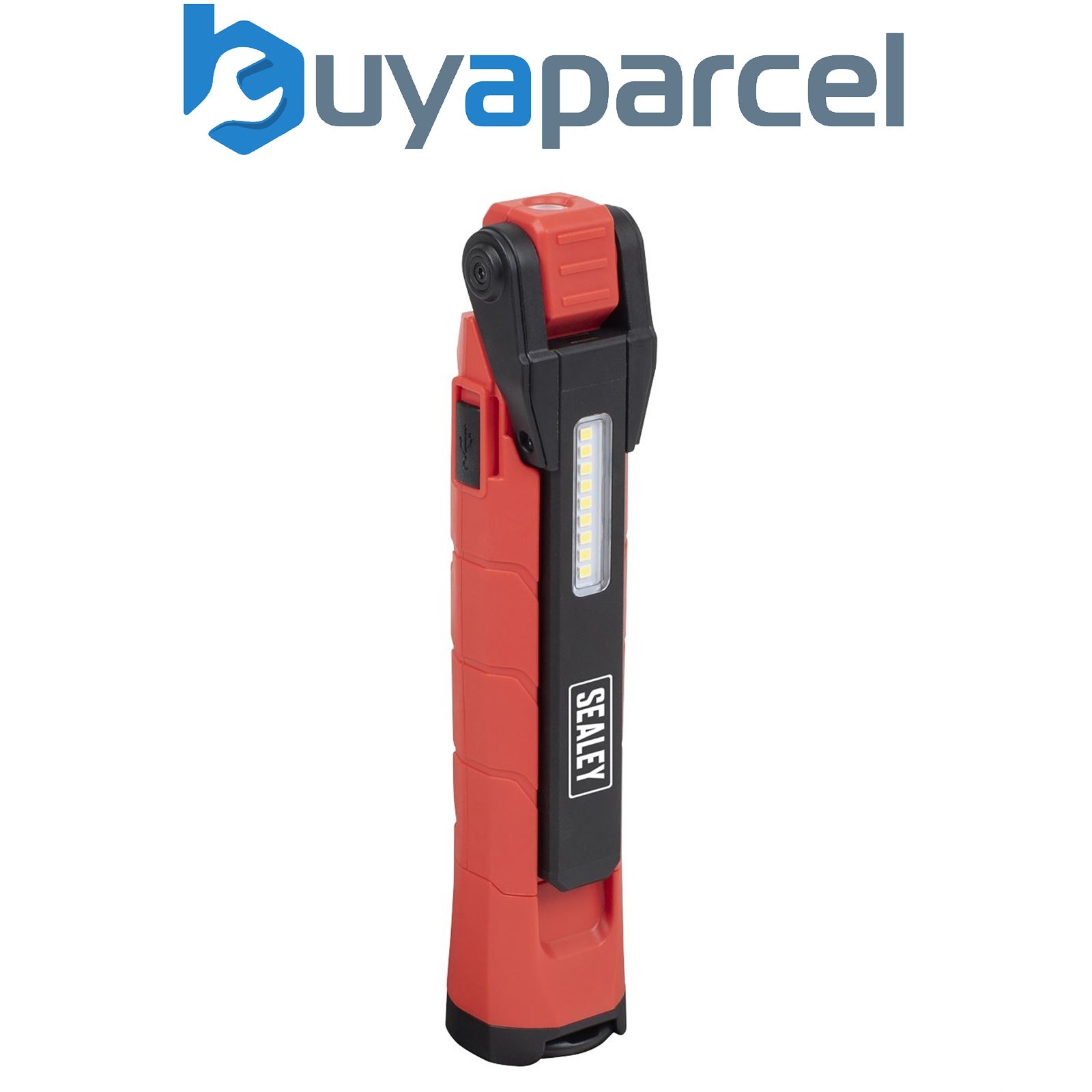 Sealey LED3605R Rechargeable 360� Inspection Light 10W & 2 x 4W SMD LED - Red