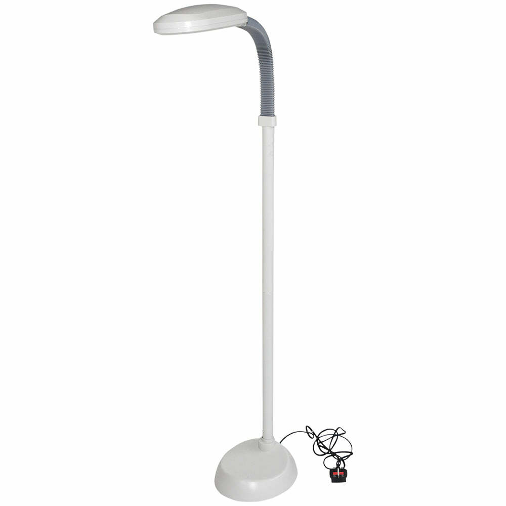 26W Floor Standing Reading Lamp - Flexible Gooseneck Design Hobbyist Visual Aid