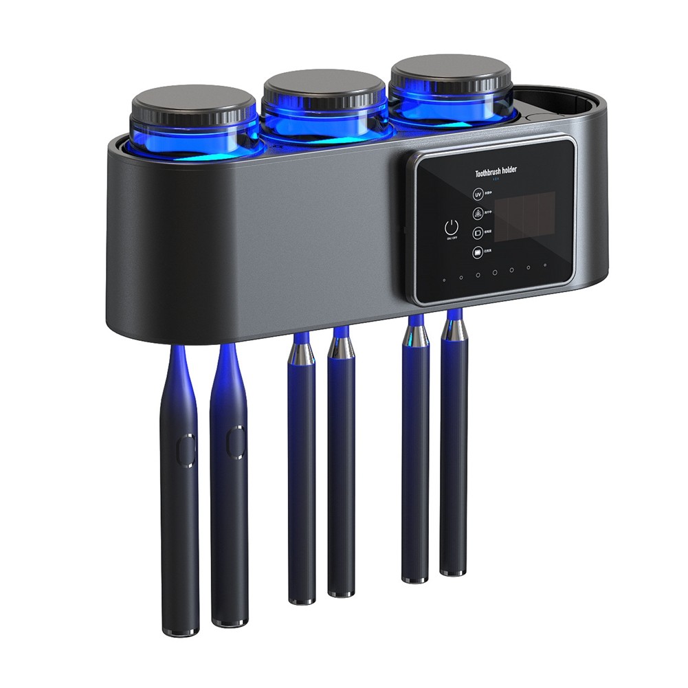 Toothbrush Sanitizers BathroomToothbrush Holder Wall Mounted No Drilling8930