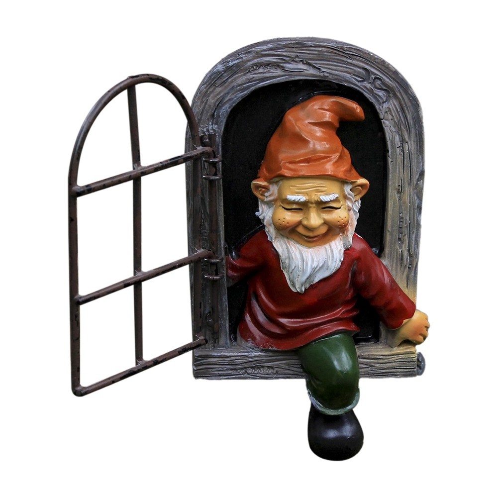 3X(Garden Statue, Out the Door Tree Hugger, Funny Garden Tree4655