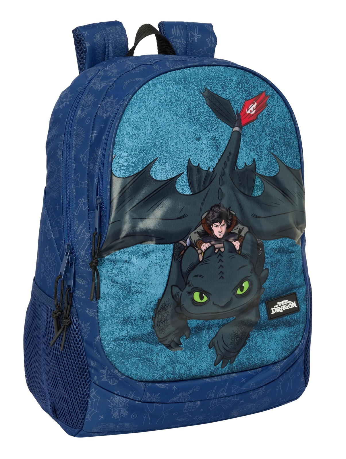 HOW TO TRAIN YOUR DRAGON - Children's School Backpack, Ideal for Children of Dif