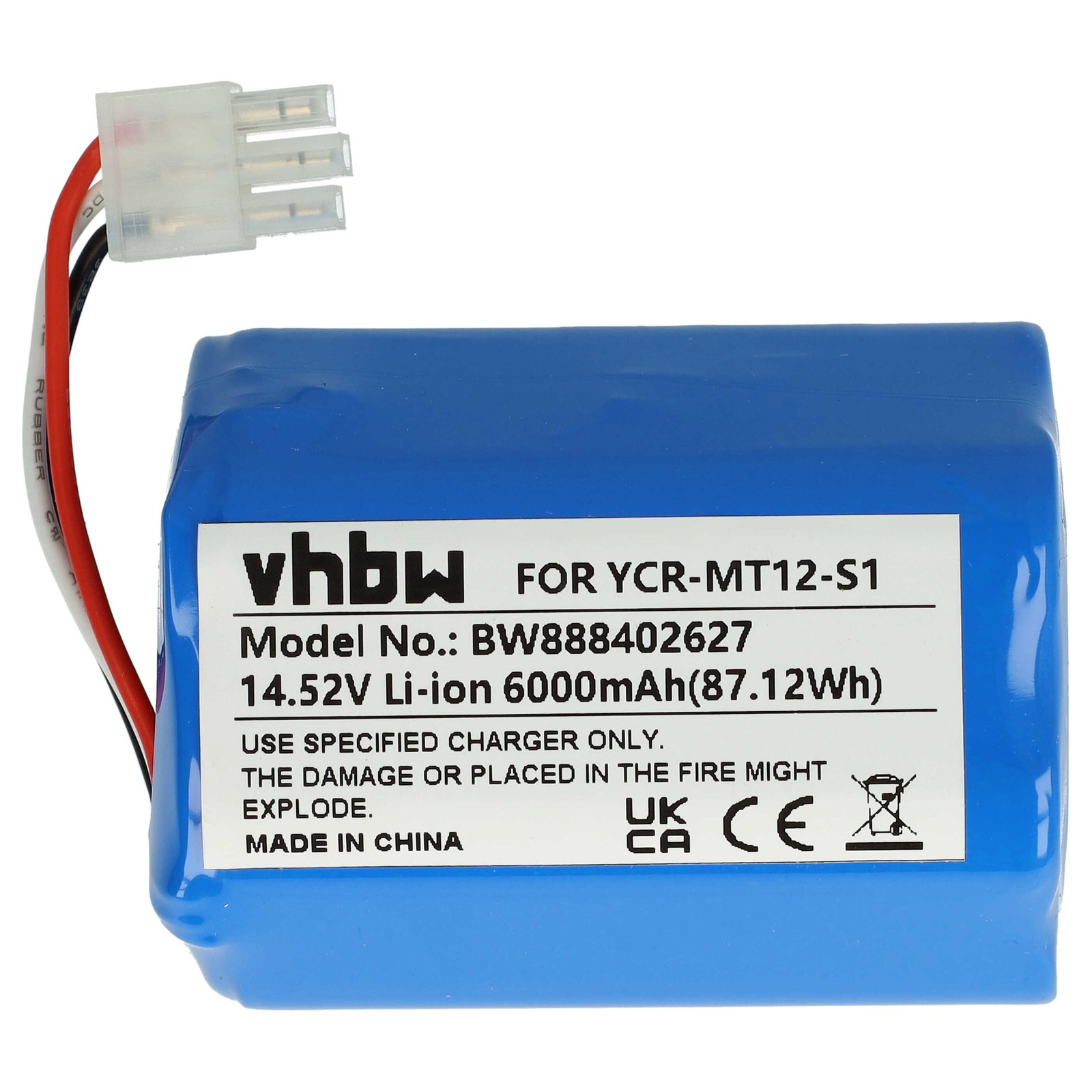 Battery for Miele 11779170 6000mAh 14.52V