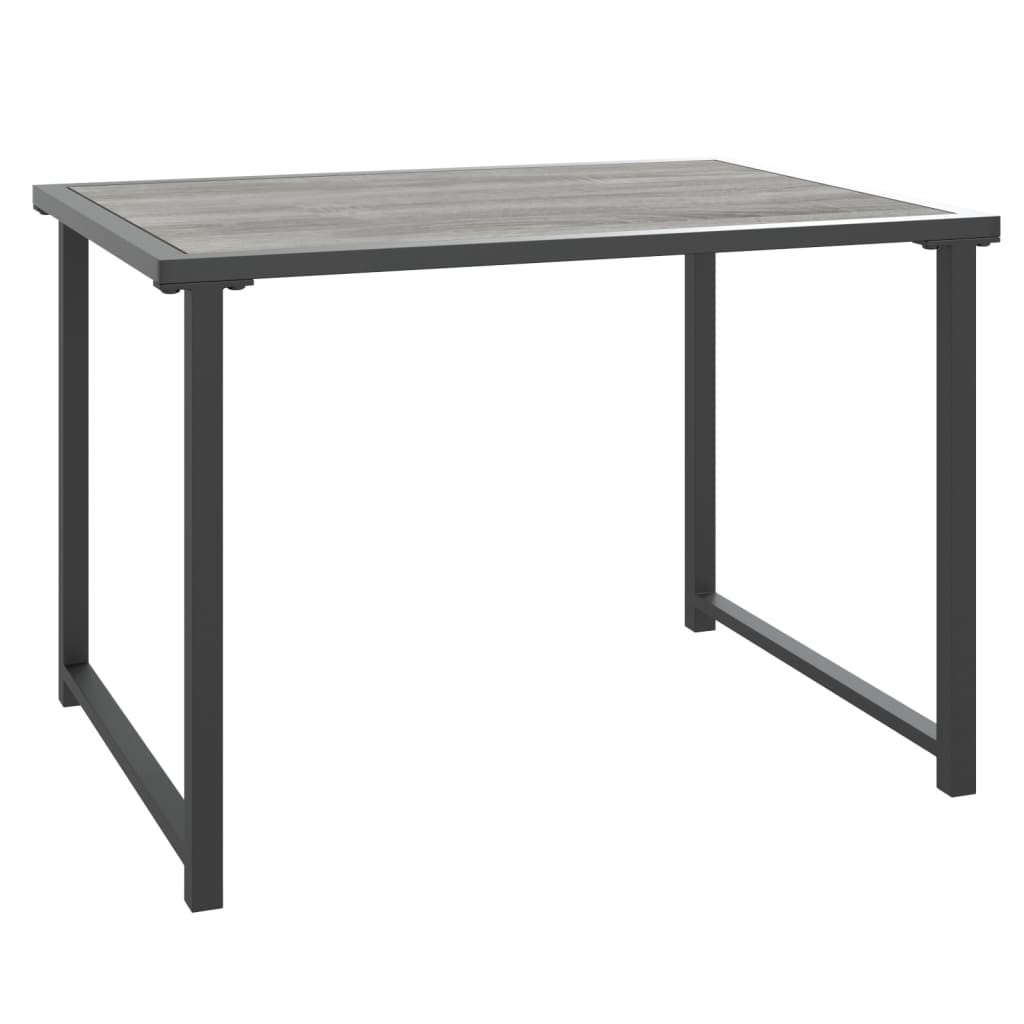 Garden Table Coffee Dining Side Anthracite Steel vidaXL