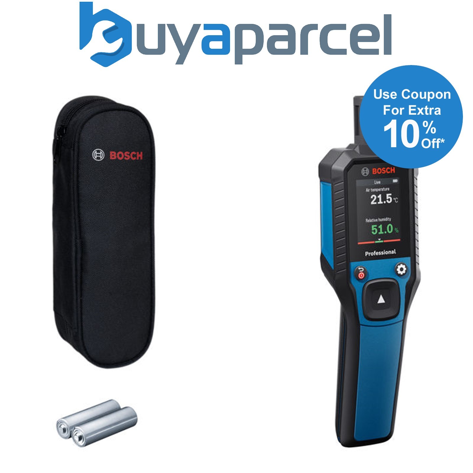 Bosch PRO Thermo Hygrometer GDH 1-17 Carton box 0601078400