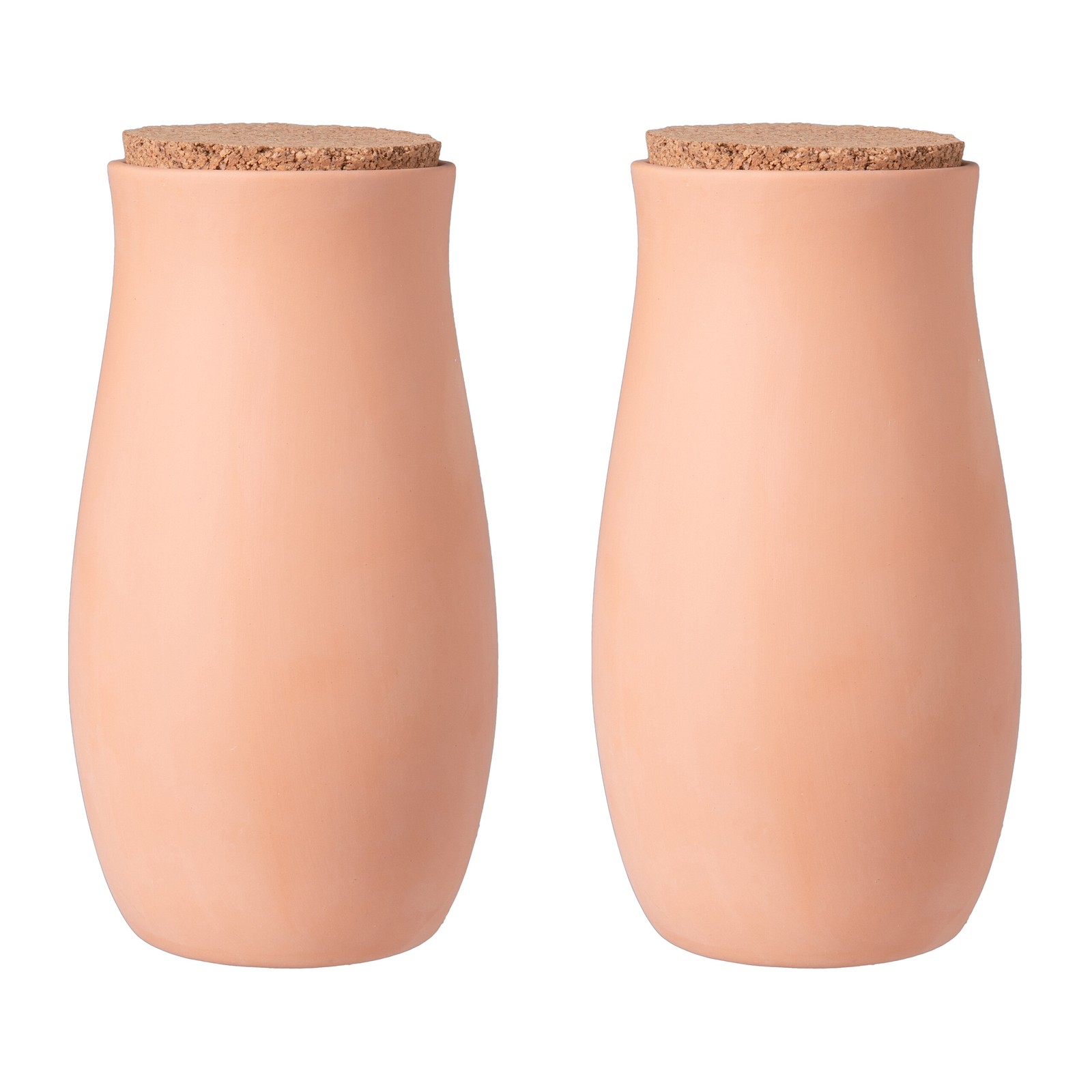 Ollas raised bed self-watering clay pots - set of 2