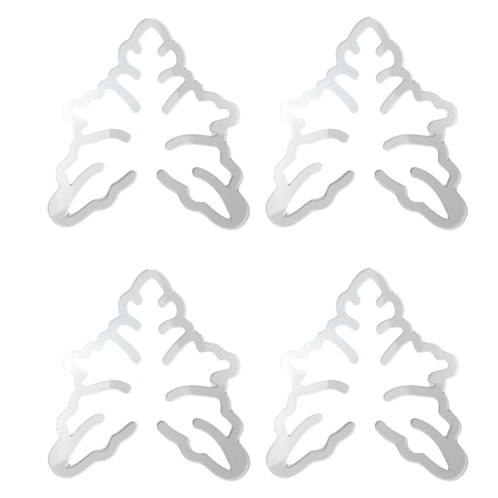 3X(Turtle Bamboo Clip Set, Transparent Plastic Plant Stem Holder, Plant7269